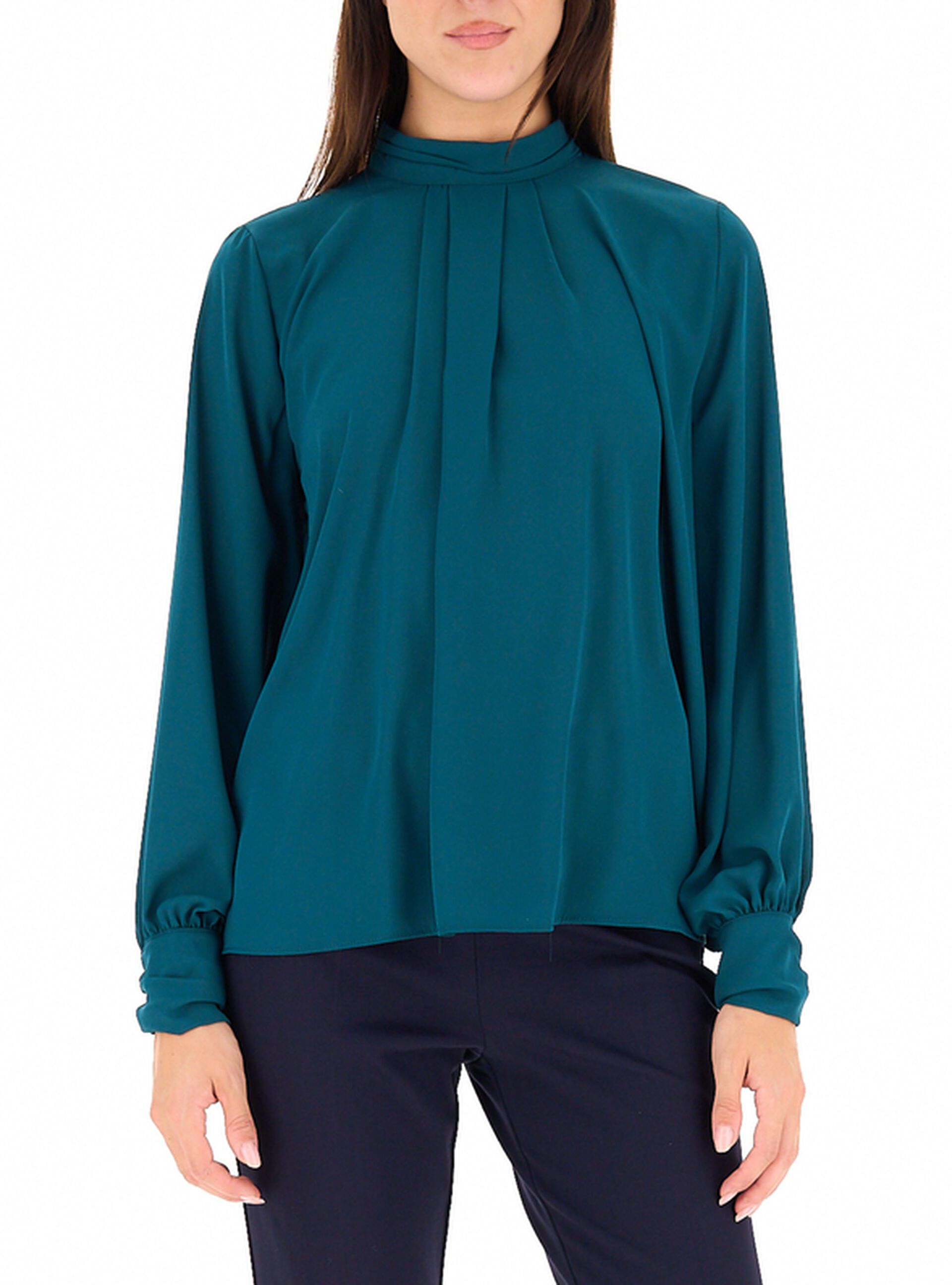 Blusa maniche lunghe