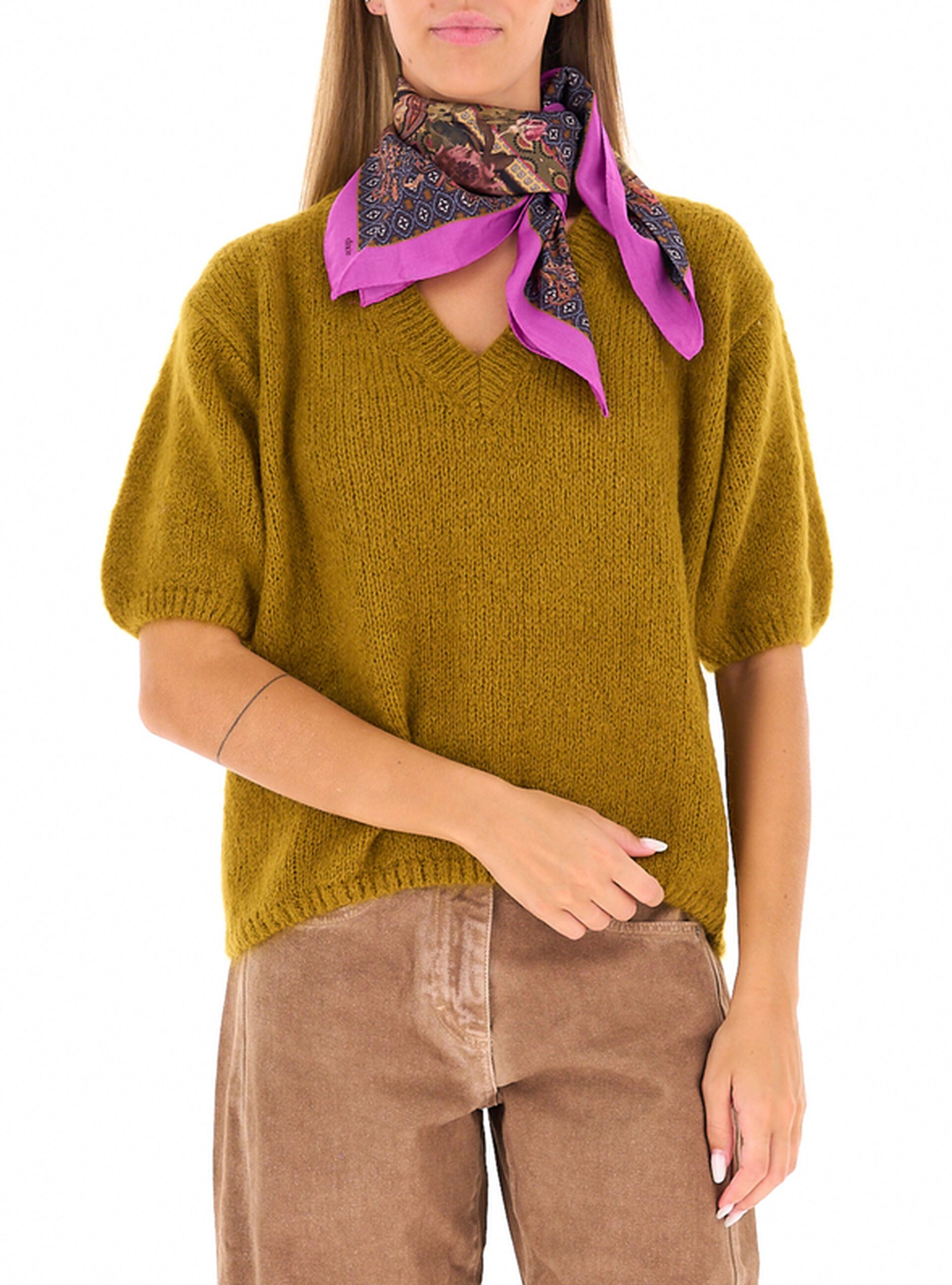 Maglione con foulard