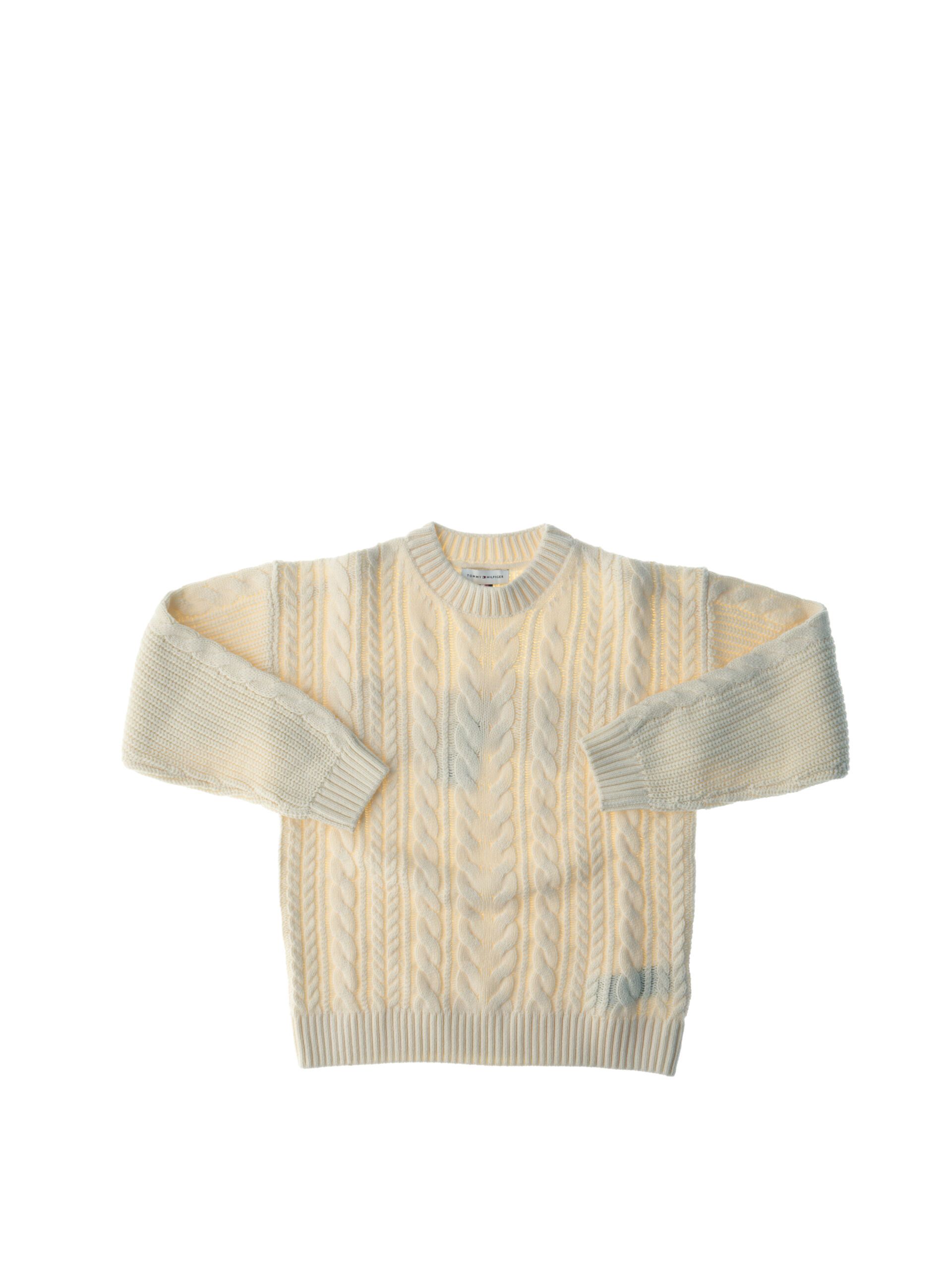 Maglione a trecce