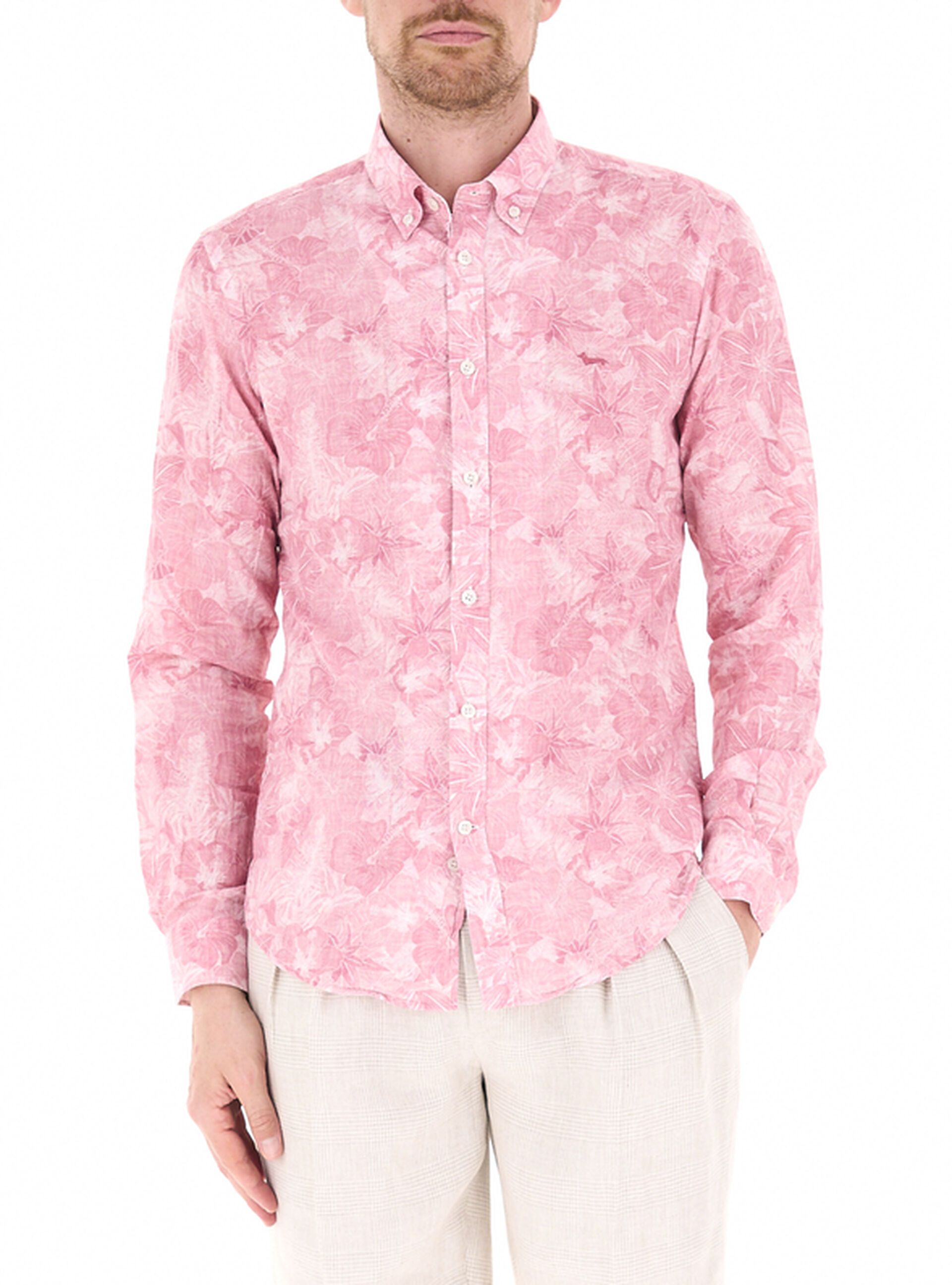 Camicia misto lino