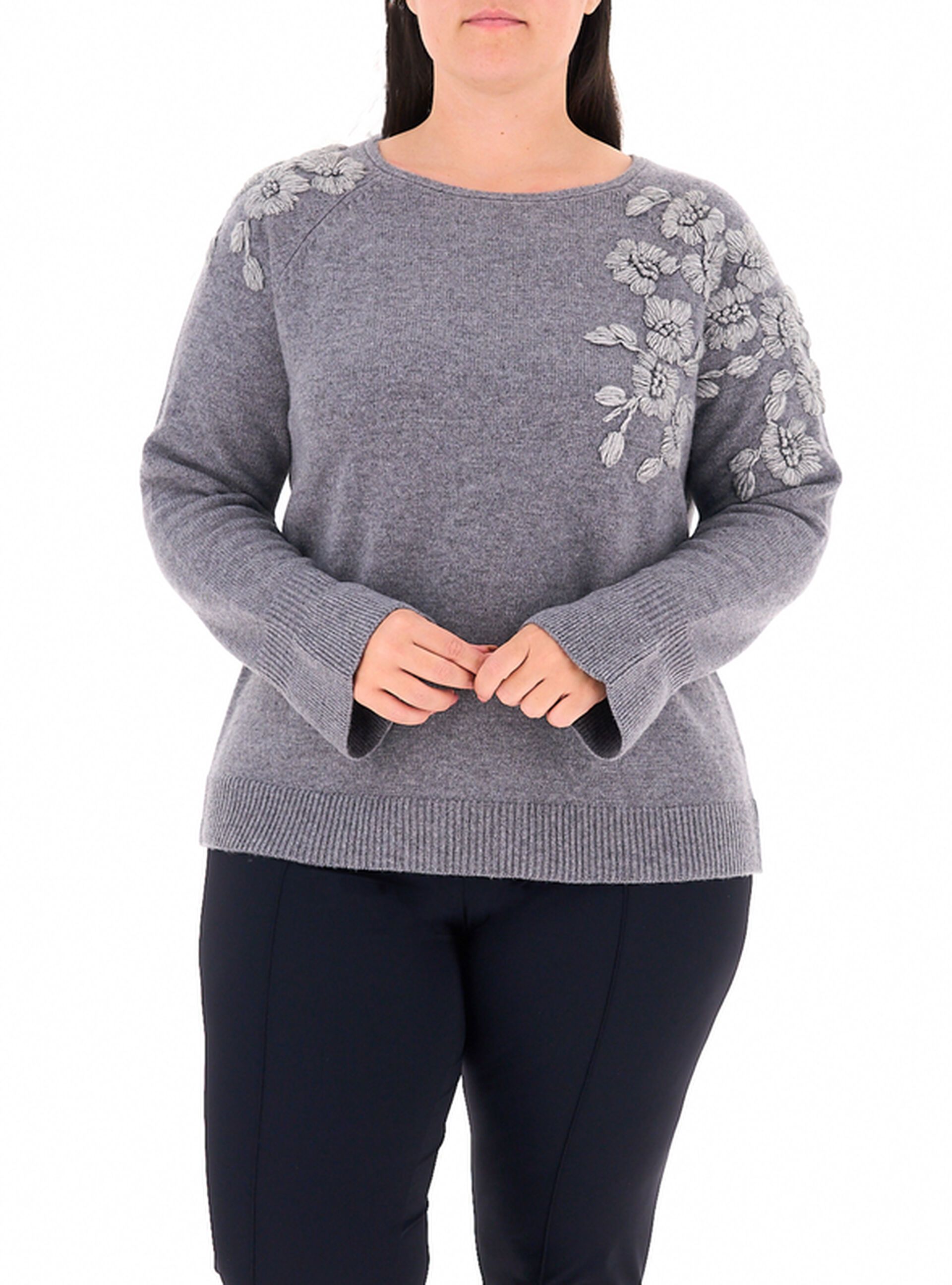Maglione con ricami