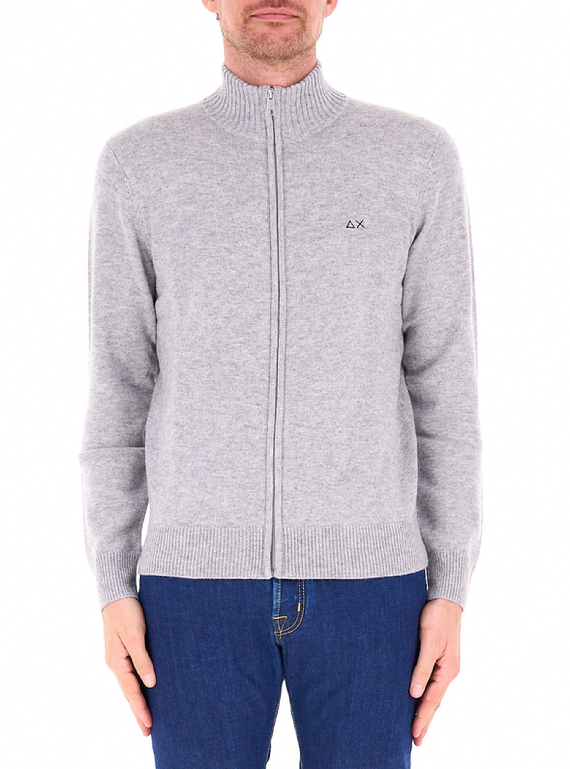 Cardigan con zip