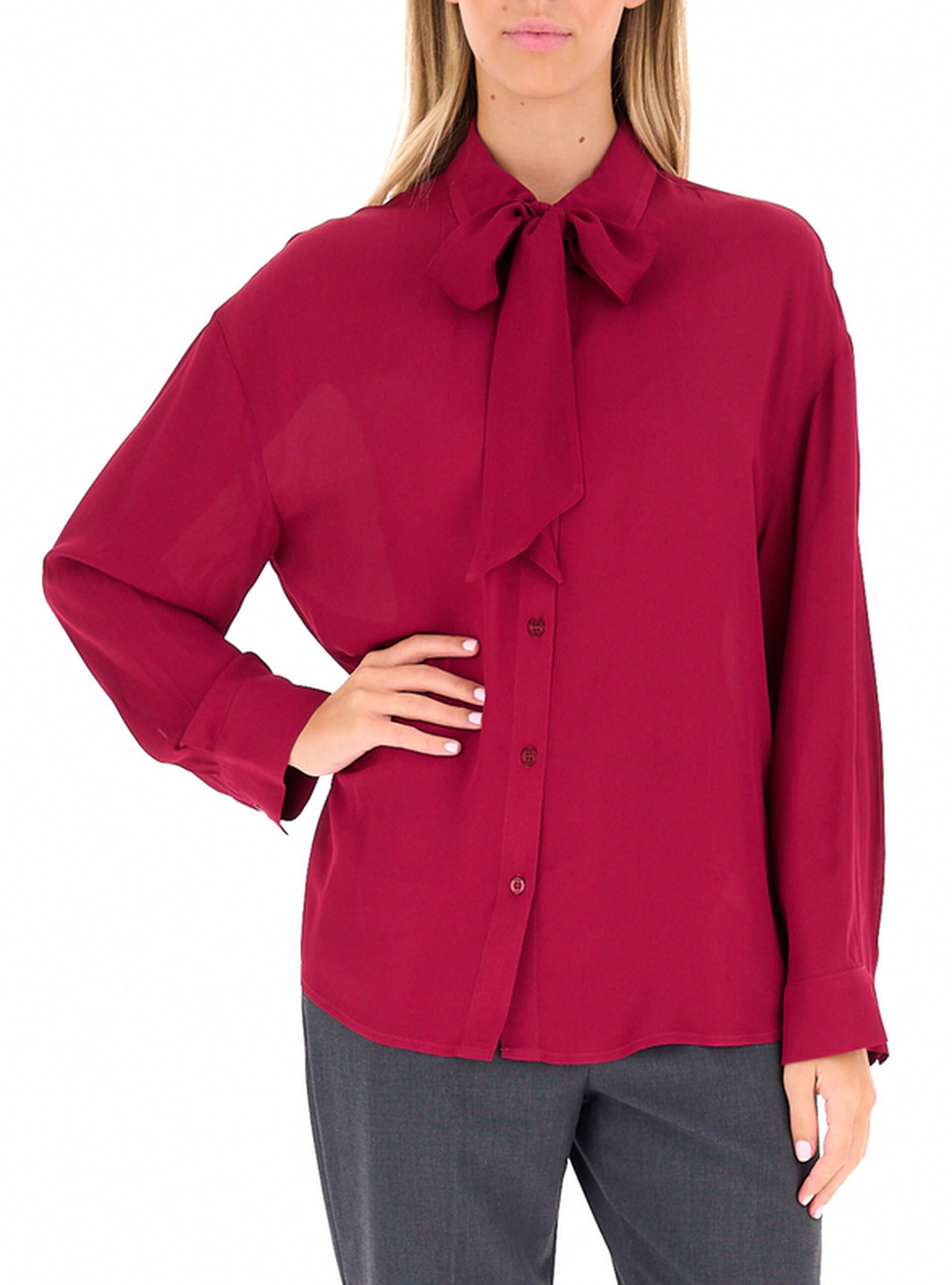 Camicia con fiocco