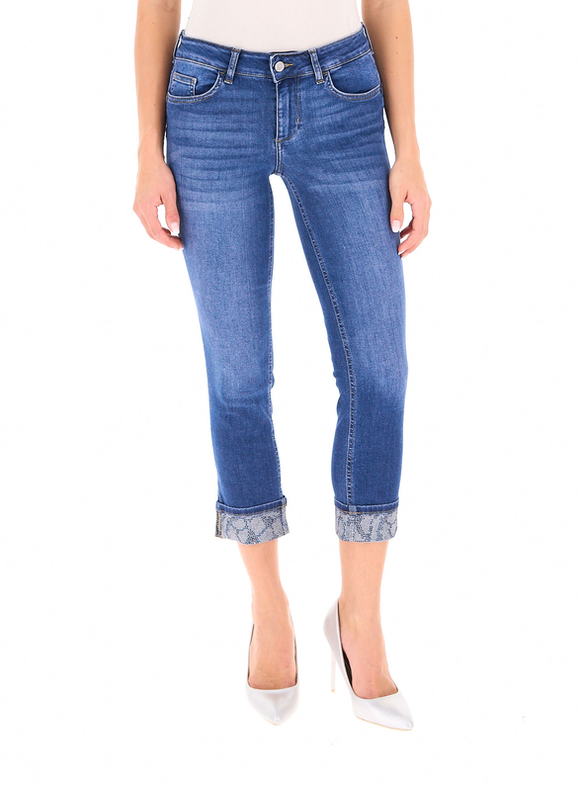 Jeans con strass