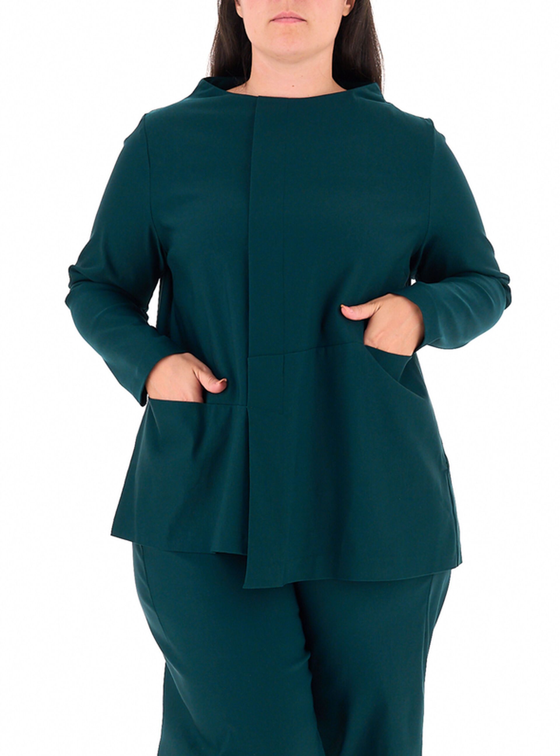 Blusa maniche lunghe