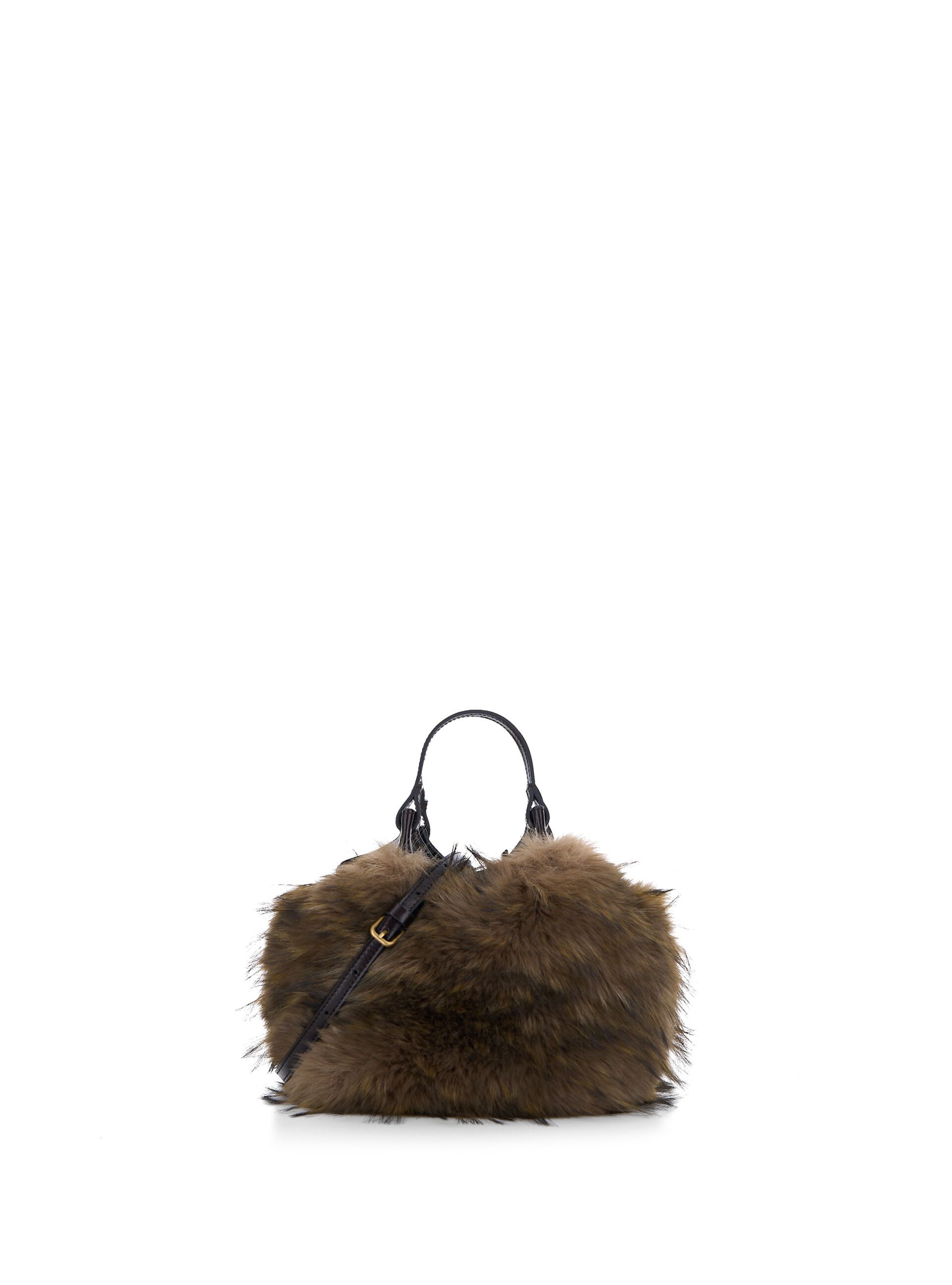 Borsa finta pelliccia