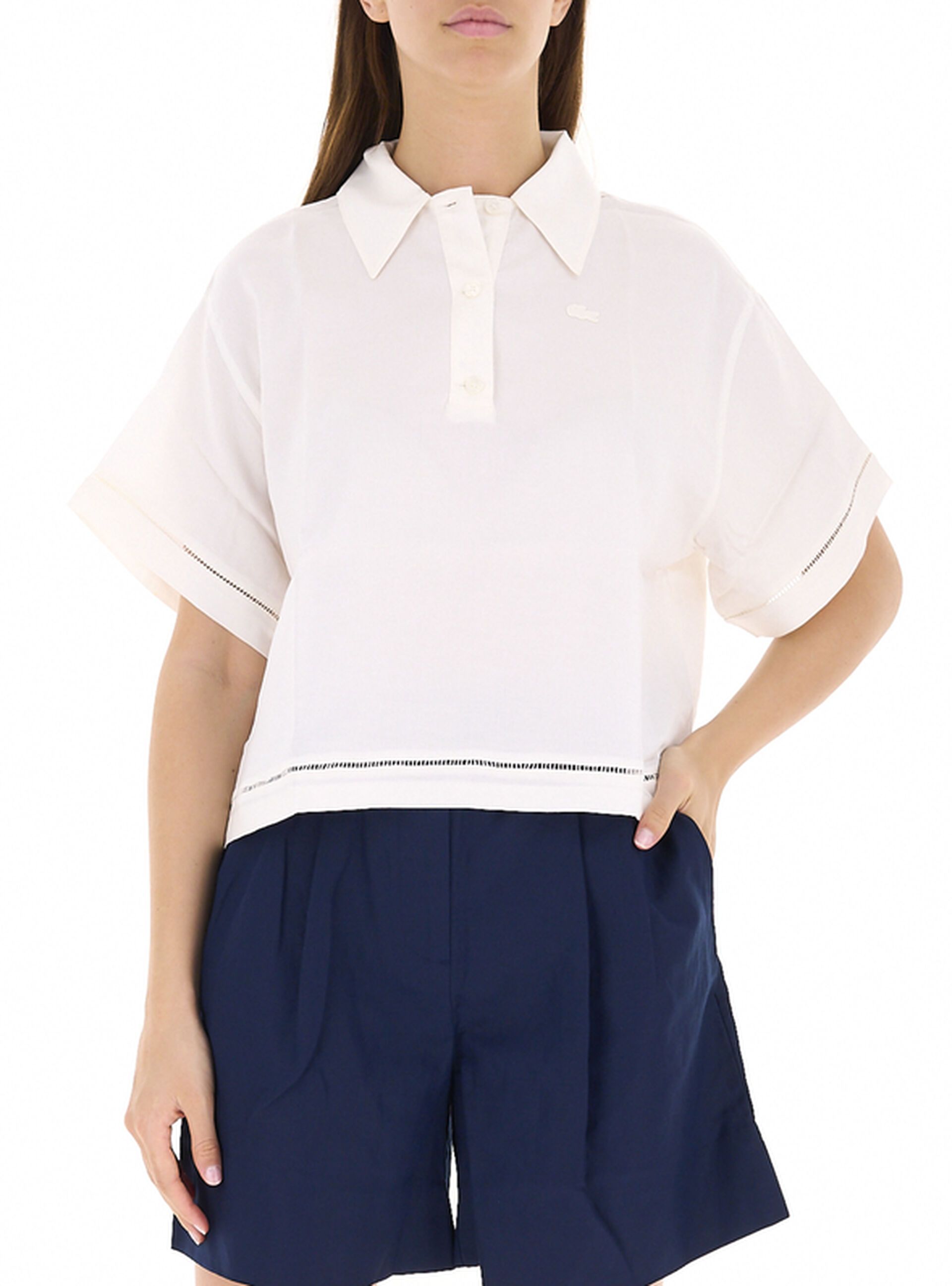 Polo con inserti