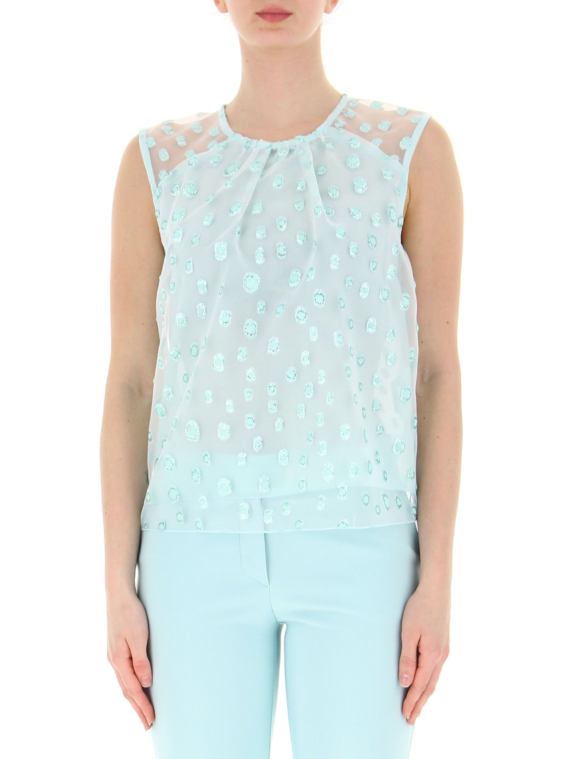 Top in organza