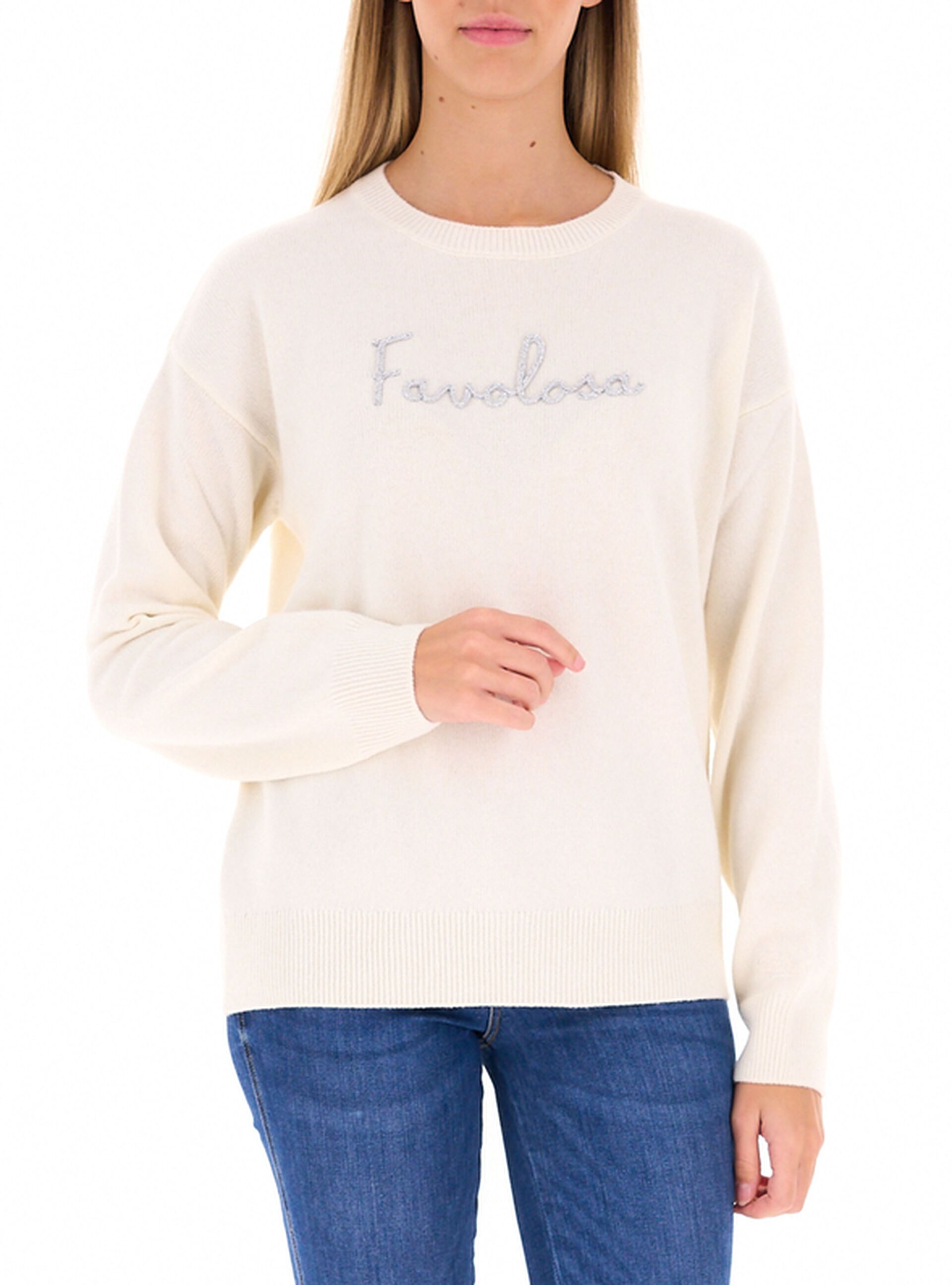 Maglione misto cashmere