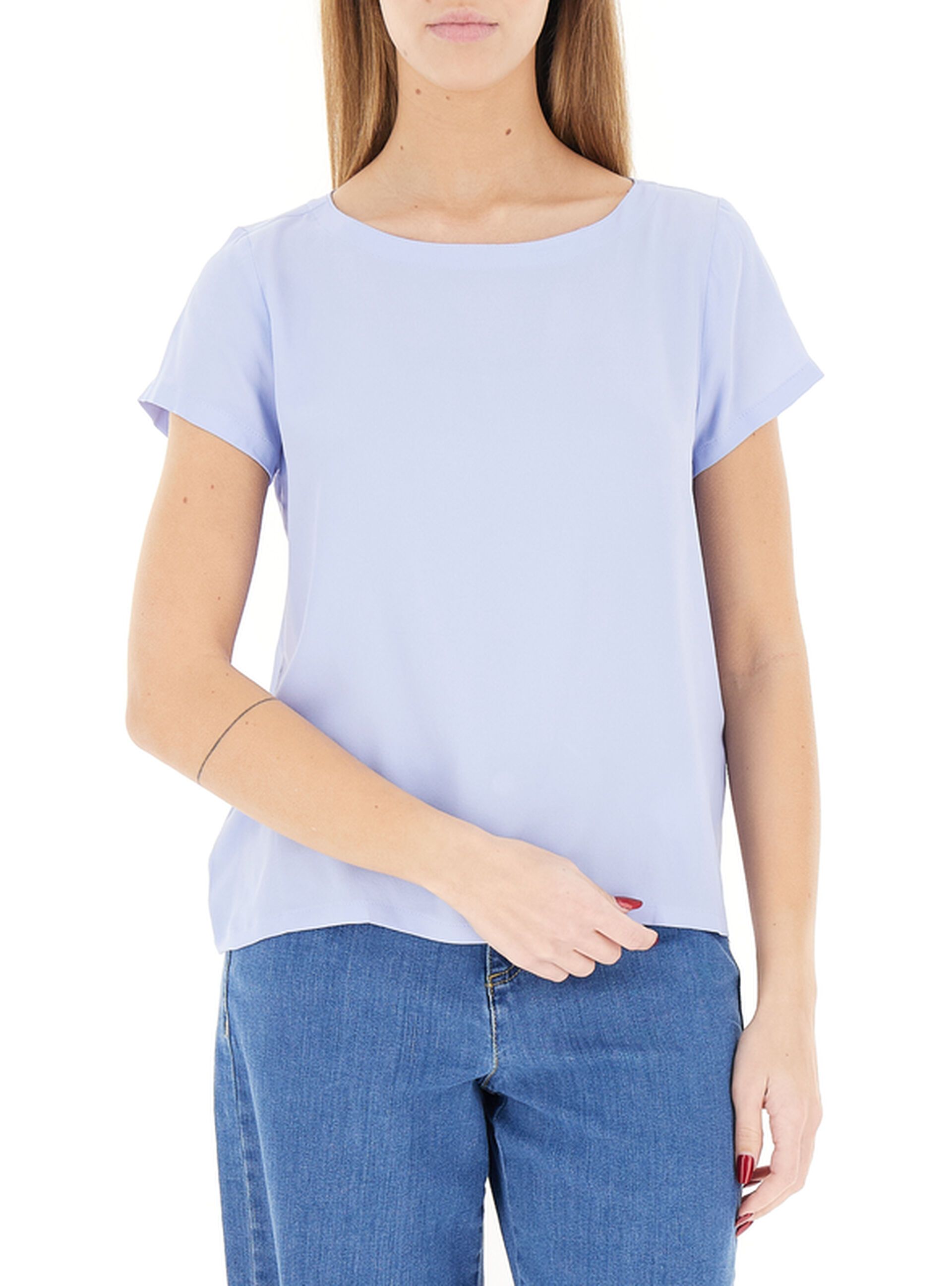 Blusa misto seta