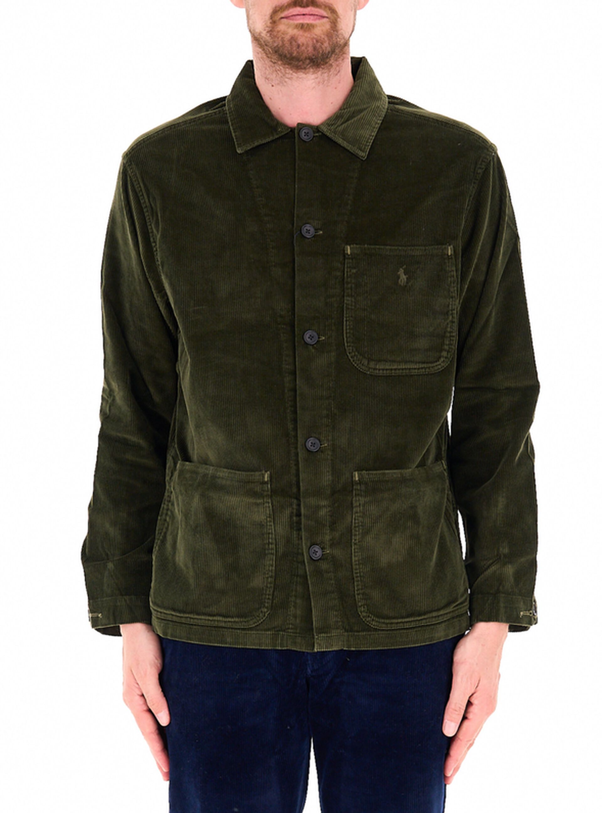 Giacca overshirt in velluto