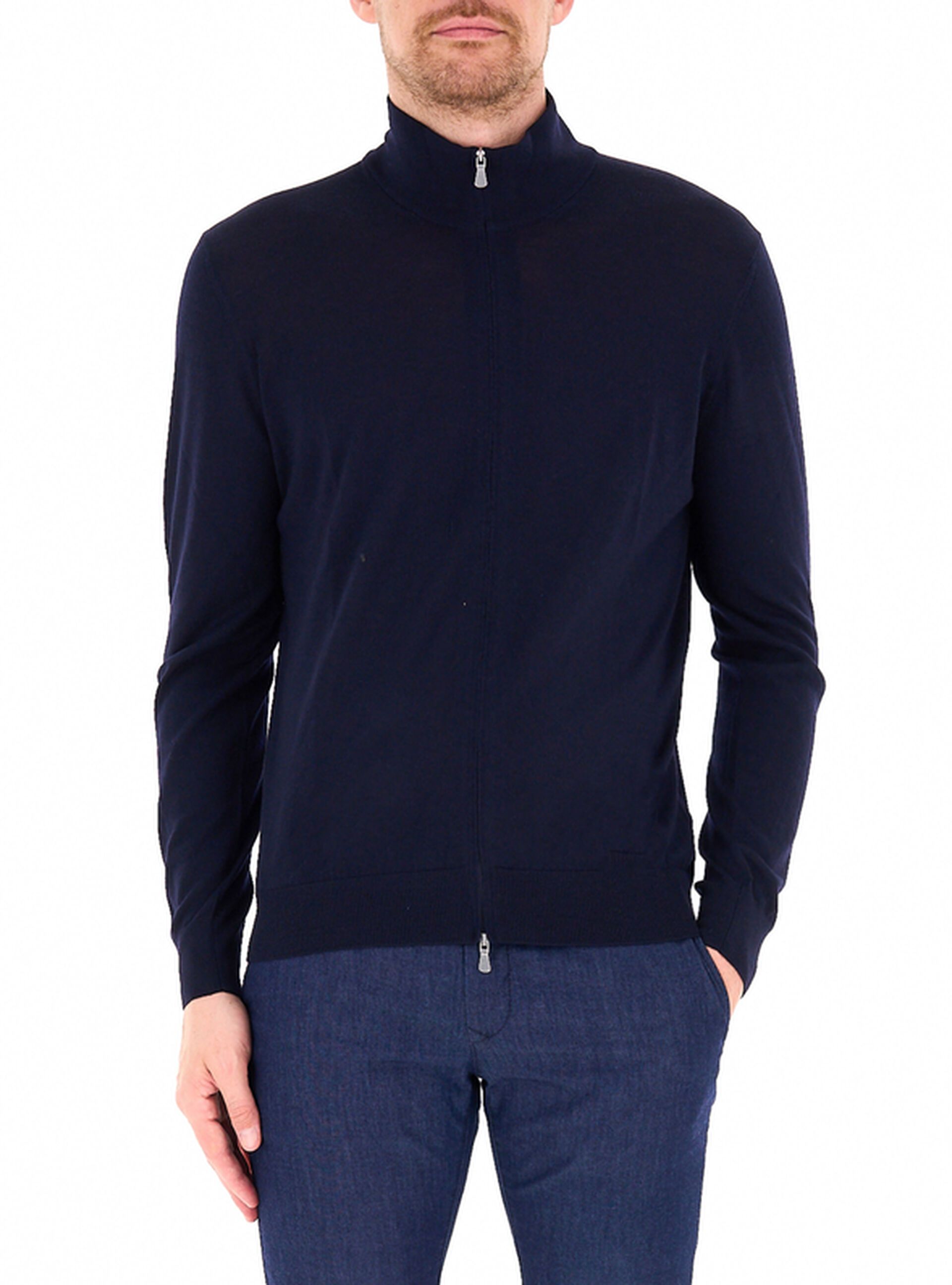 Cardigan con zip