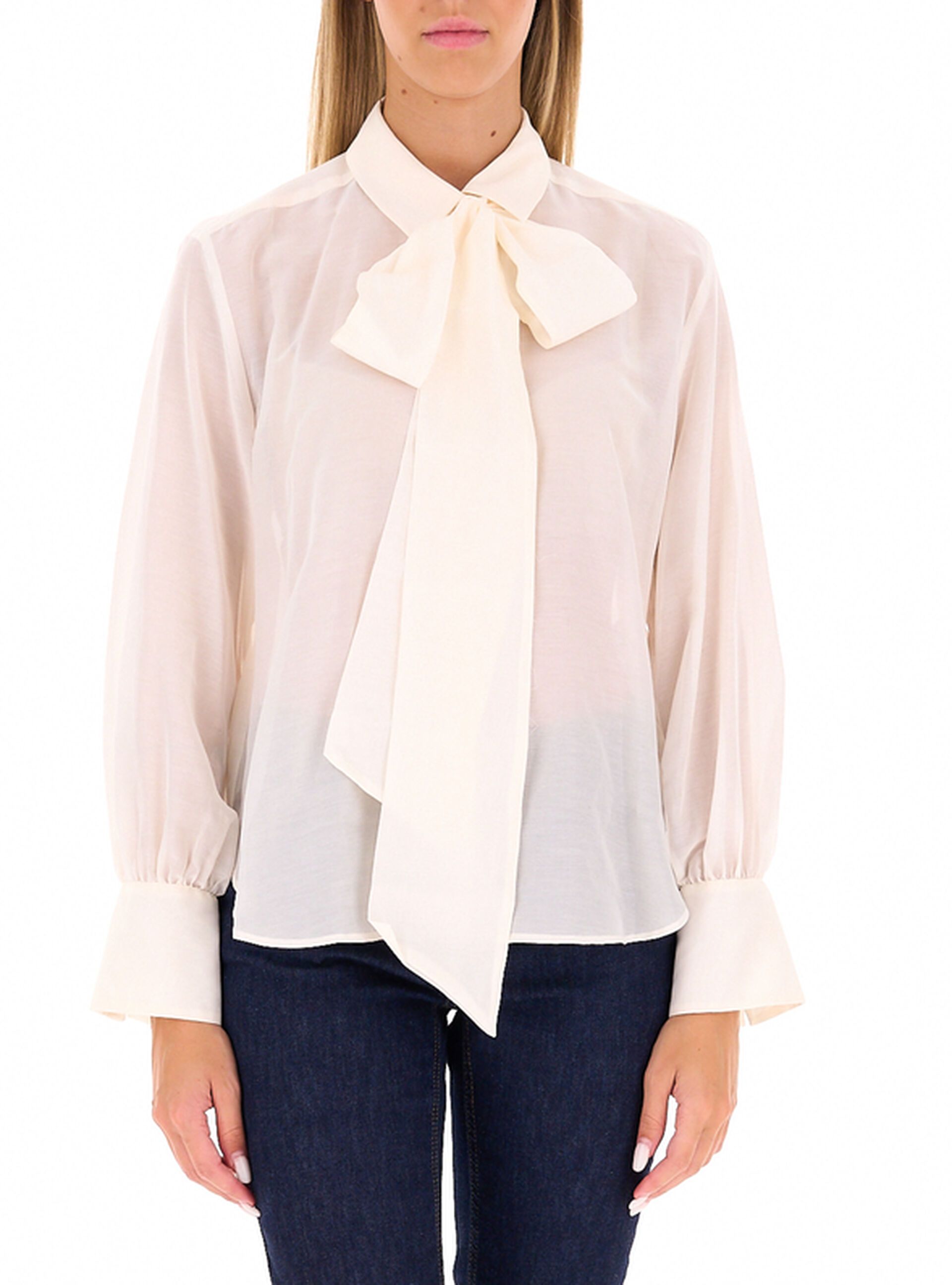 Camicia con fiocco