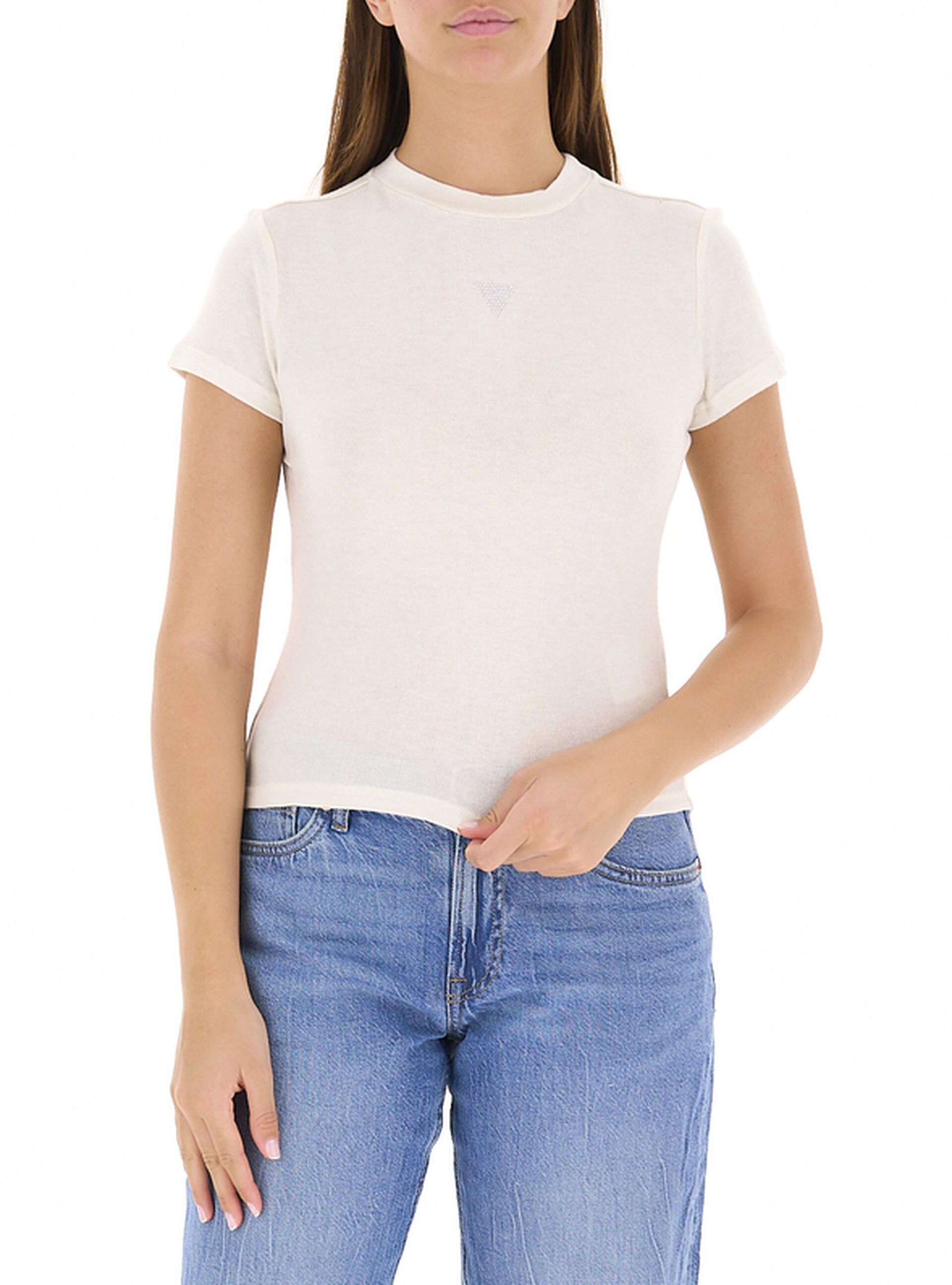 T-shirt con strass