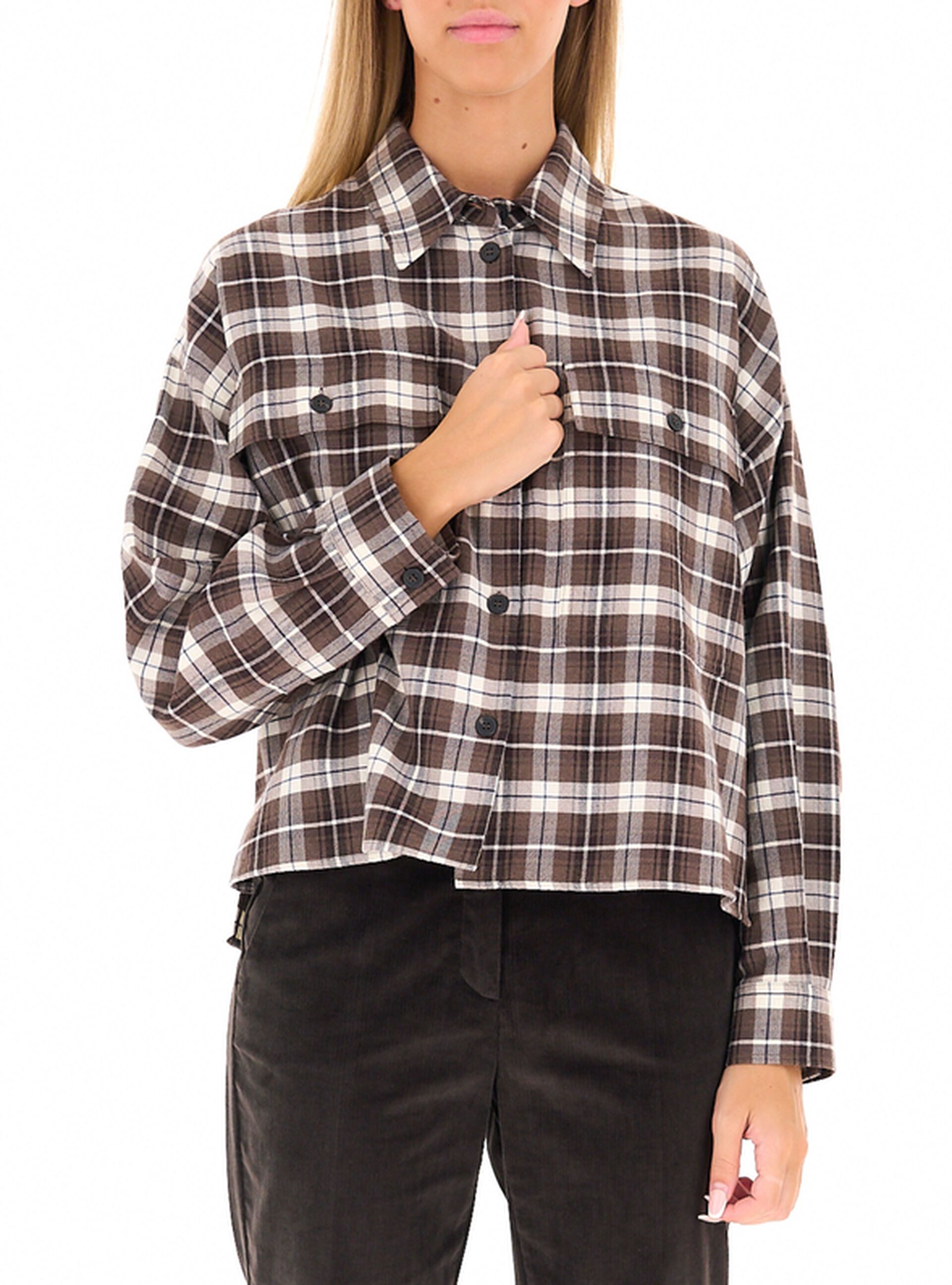 Camicia misto lana