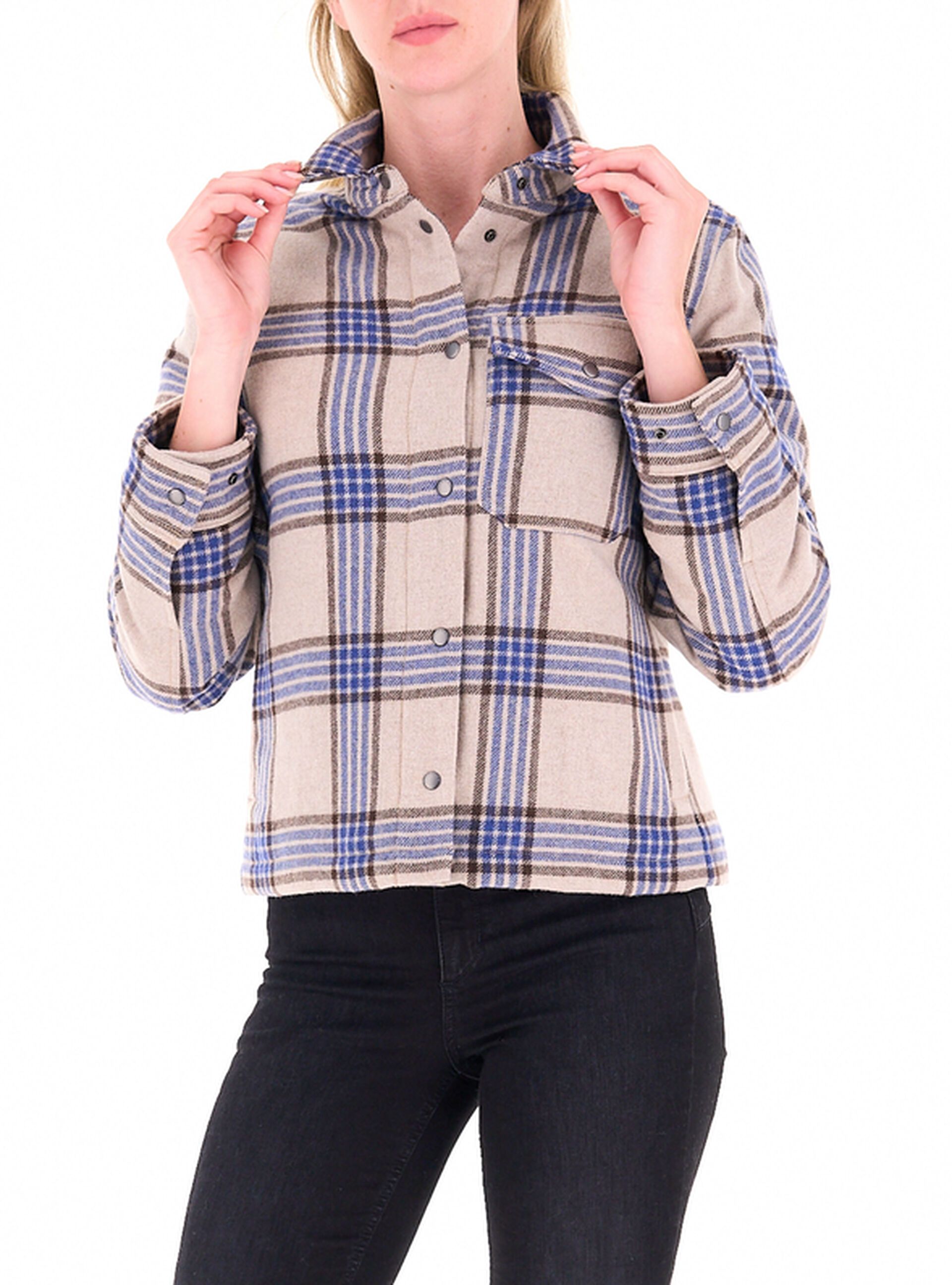 Giacca overshirt lana