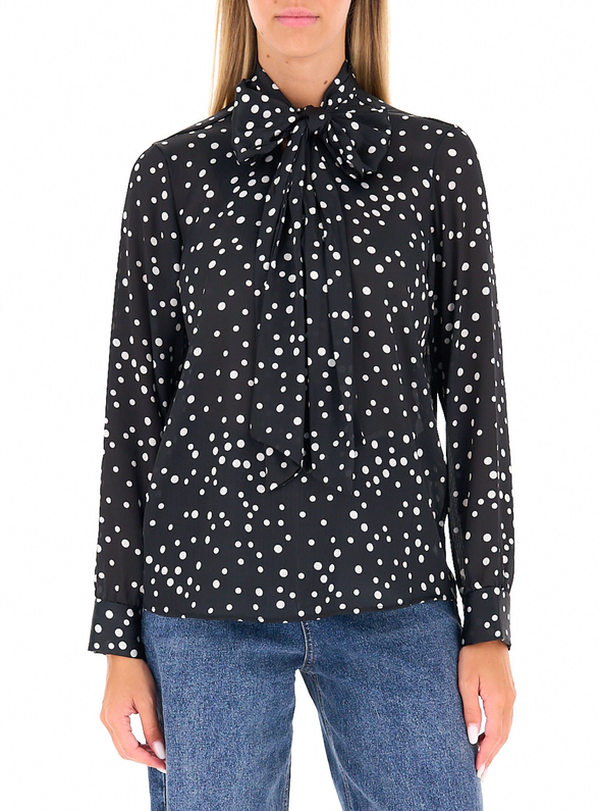 Blusa maniche lunghe