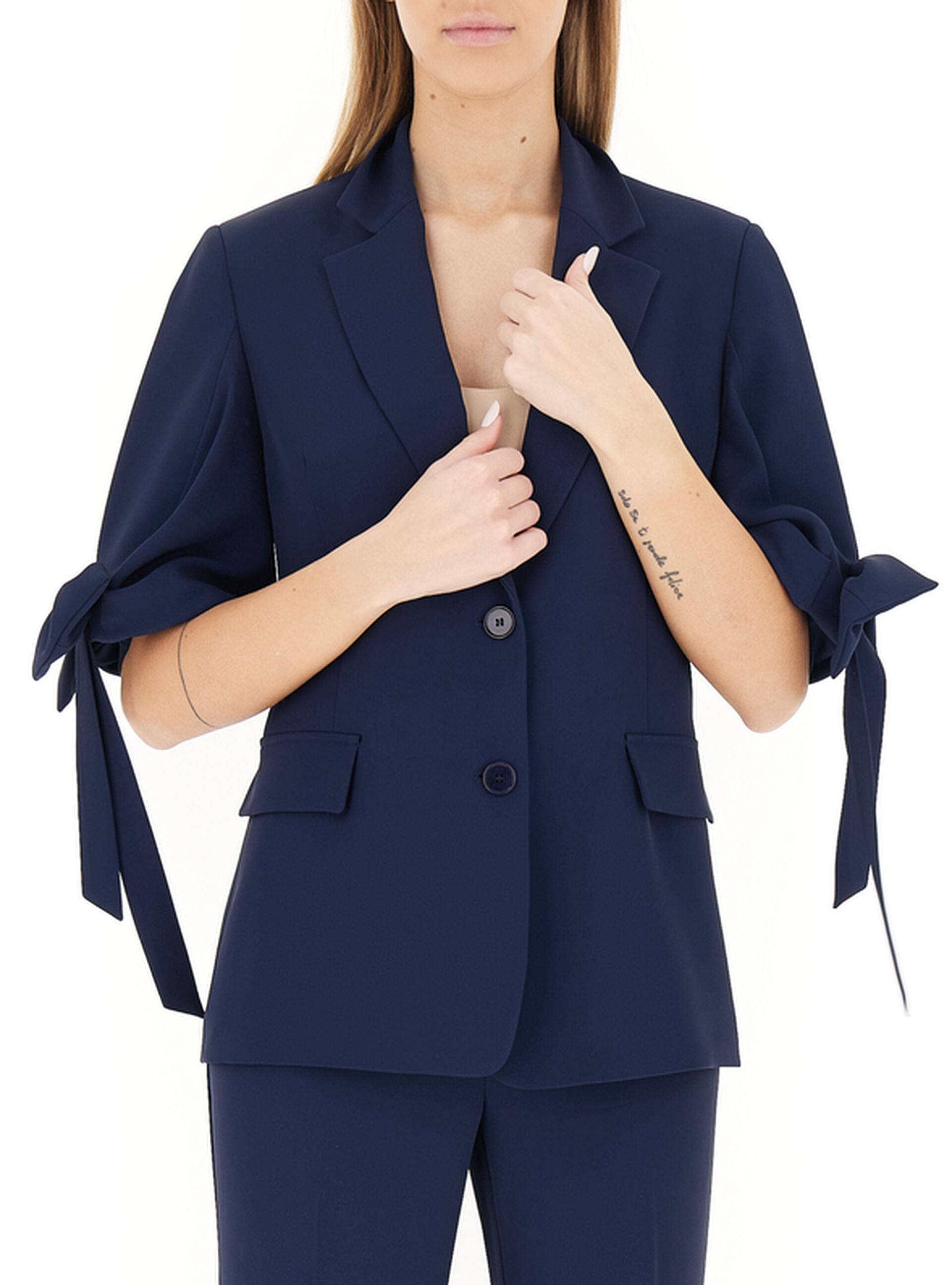 Blazer con fiocchi