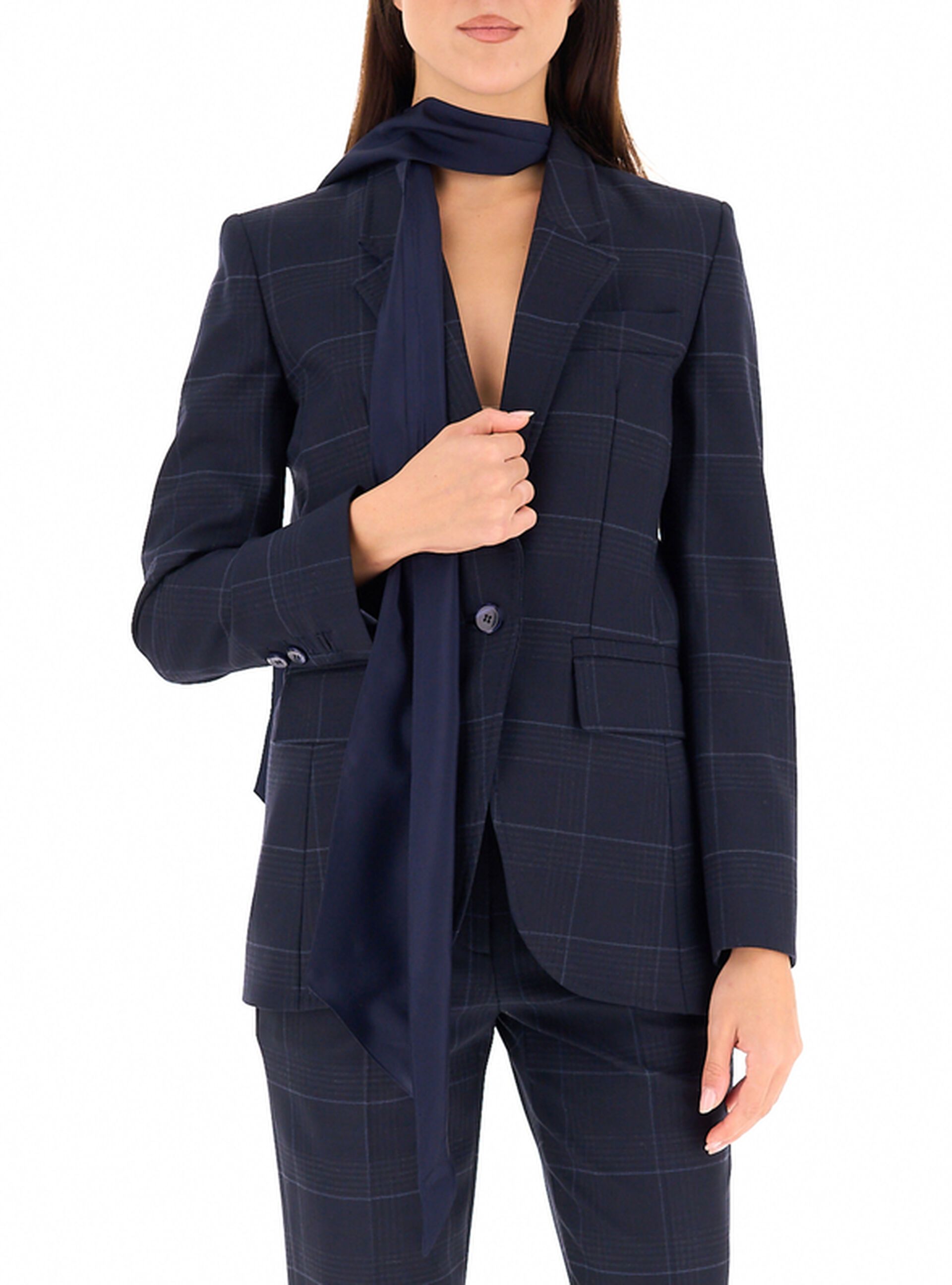 Blazer con foulard