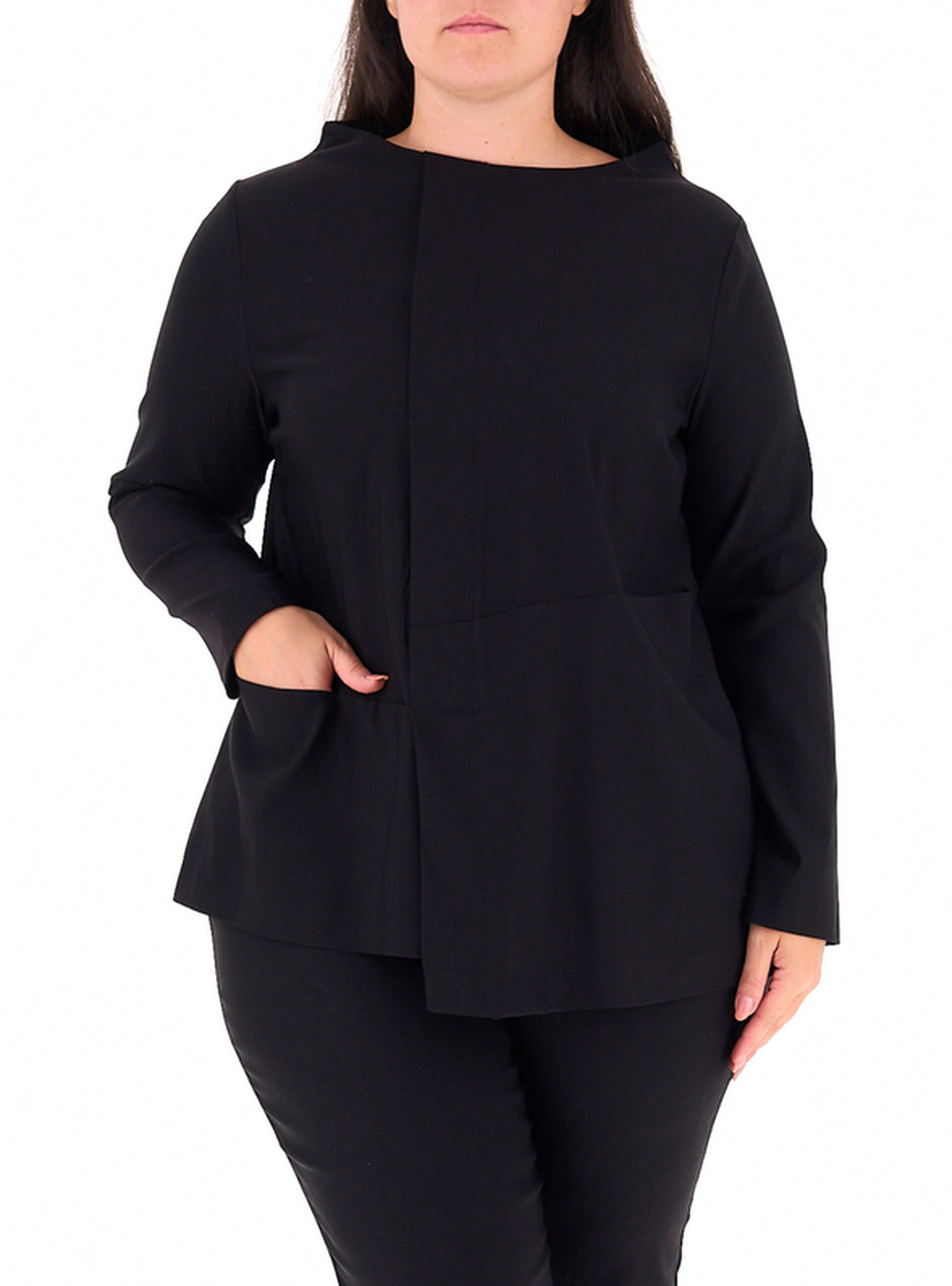 Blusa maniche lunghe