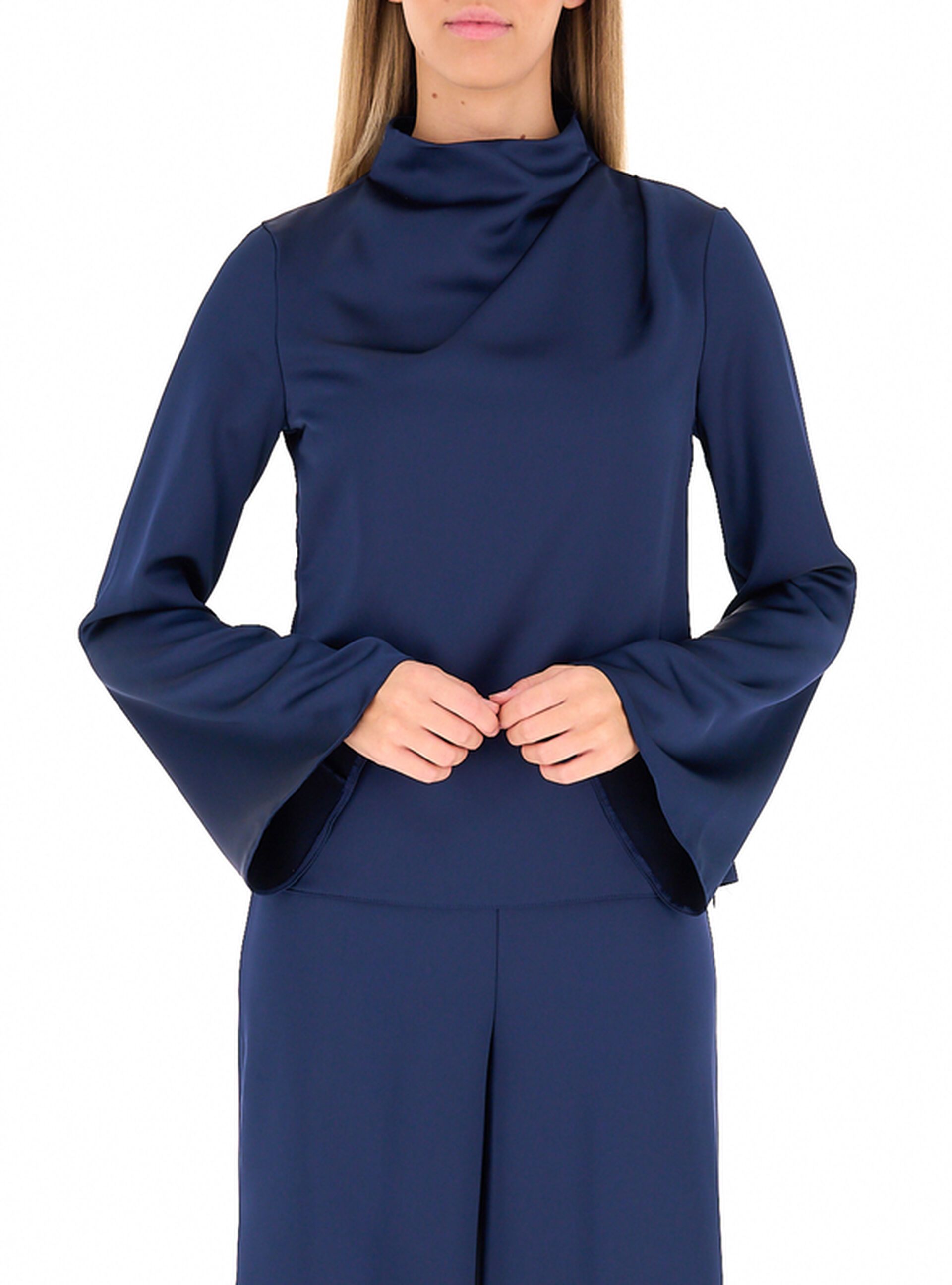 Blusa maniche lunghe