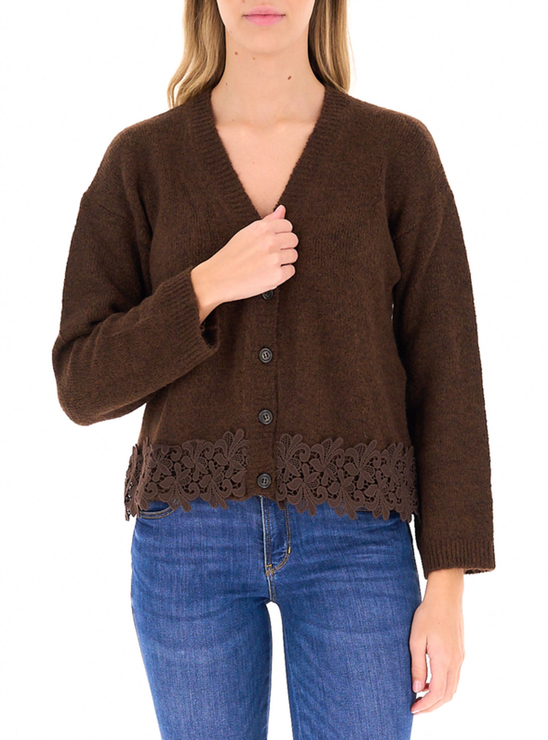 Cardigan scollo V