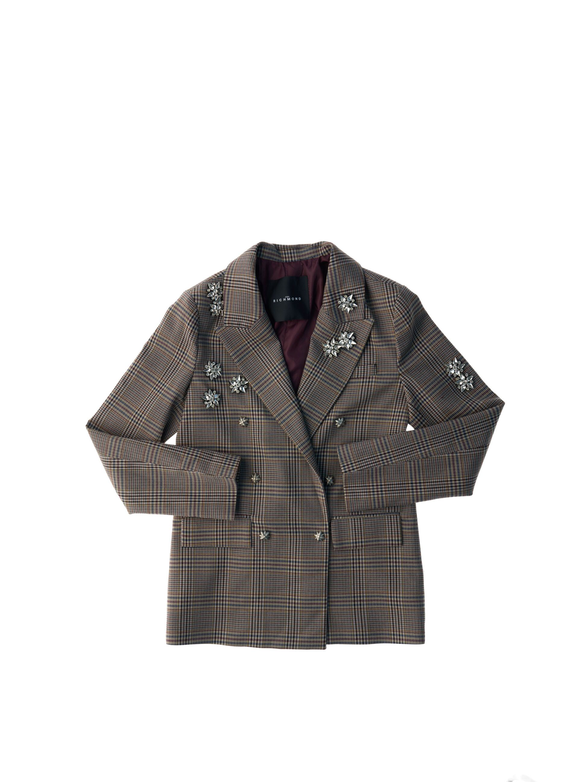 Blazer con applicazioni