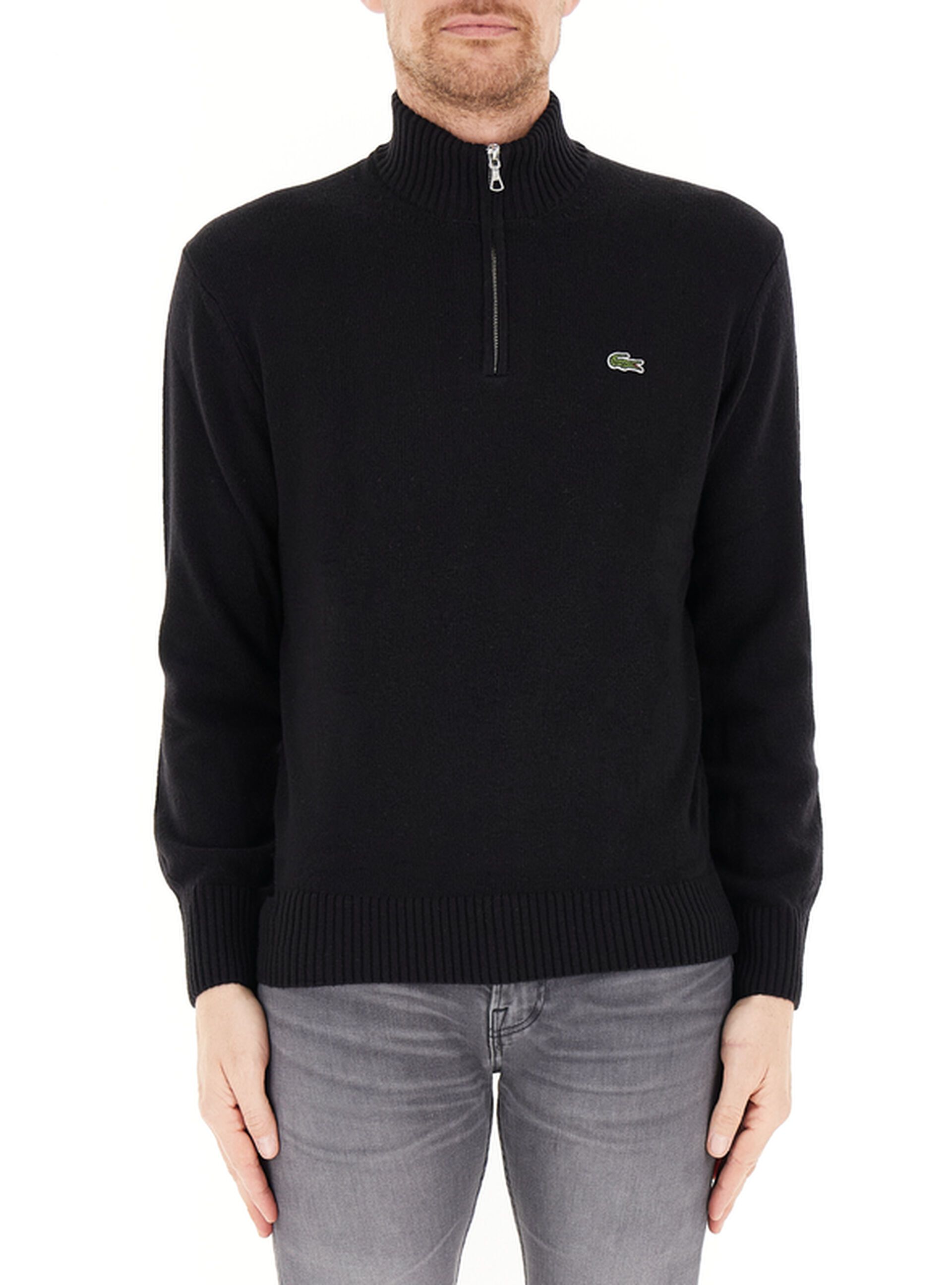 Maglione mezza zip