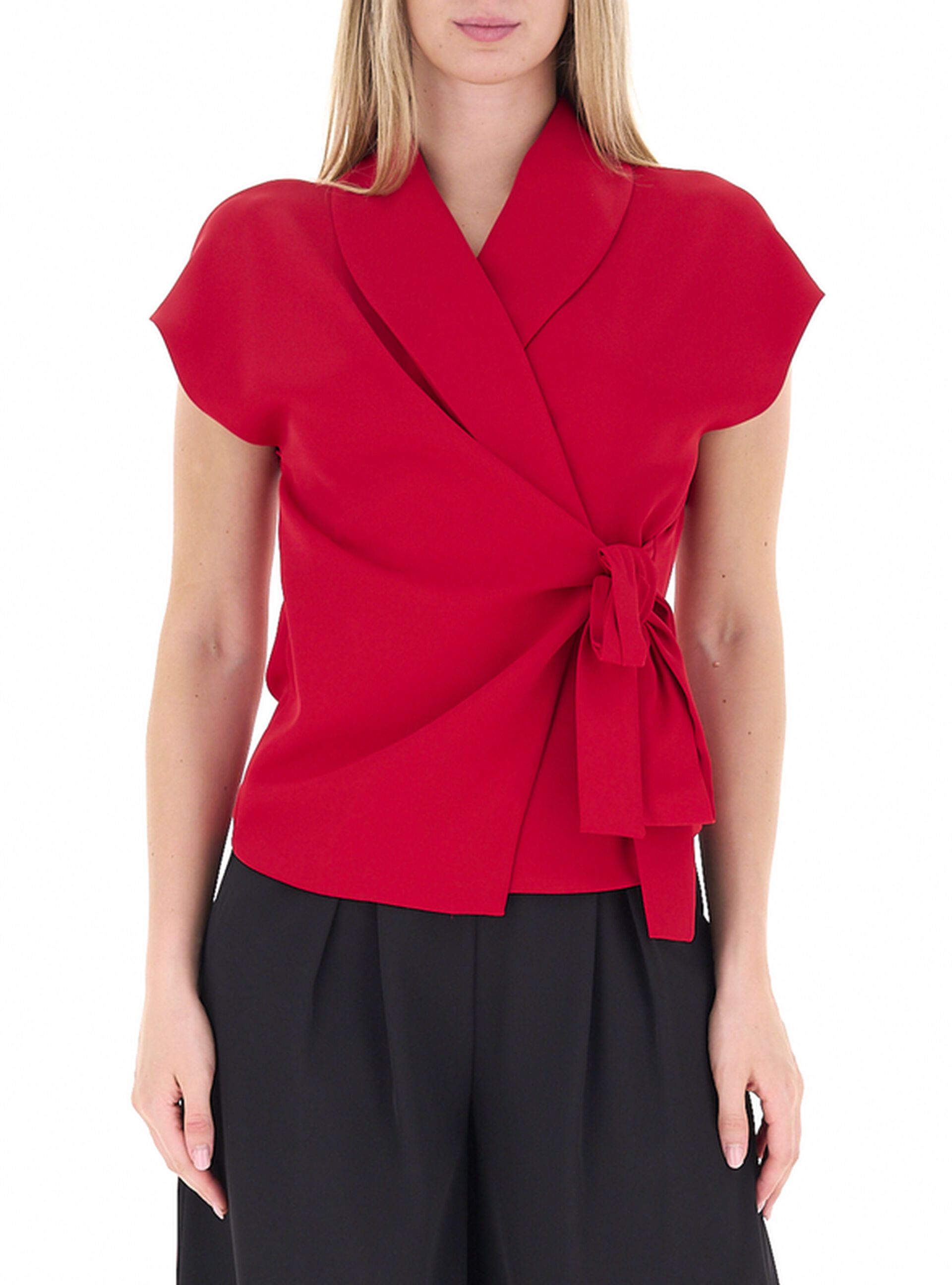 Blazer con fiocco