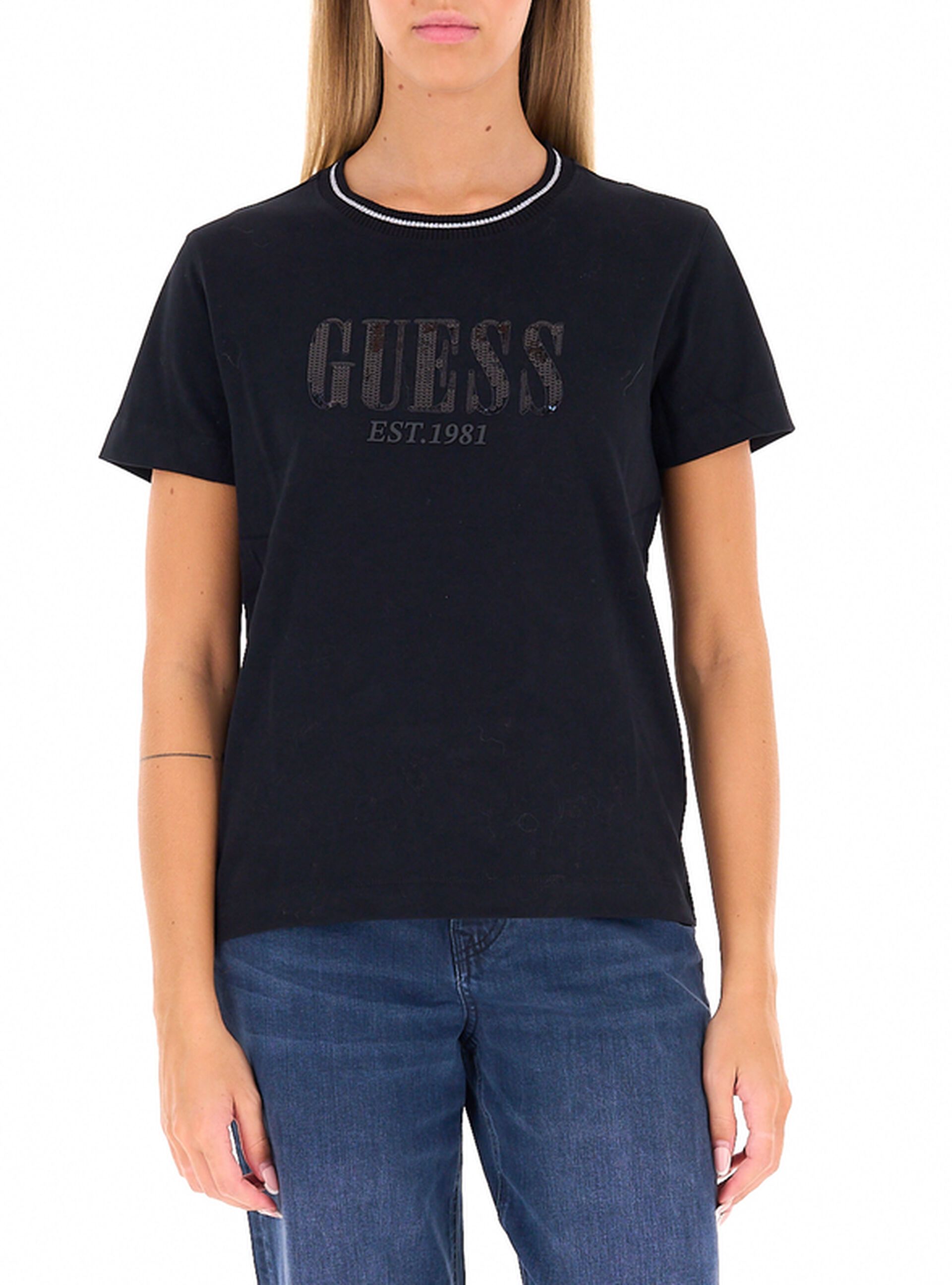 T-shirt con paillettes