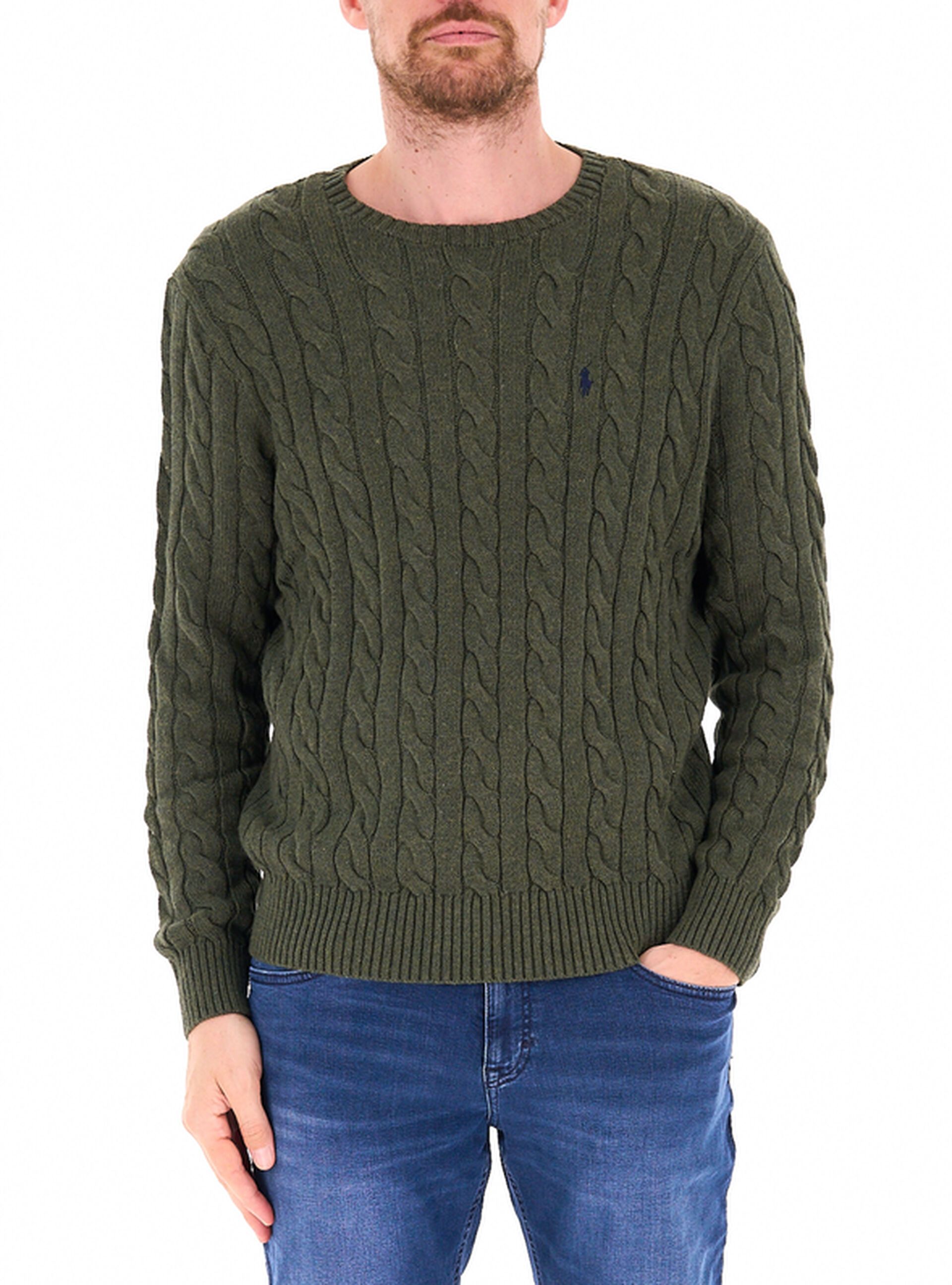 Maglione a trecce