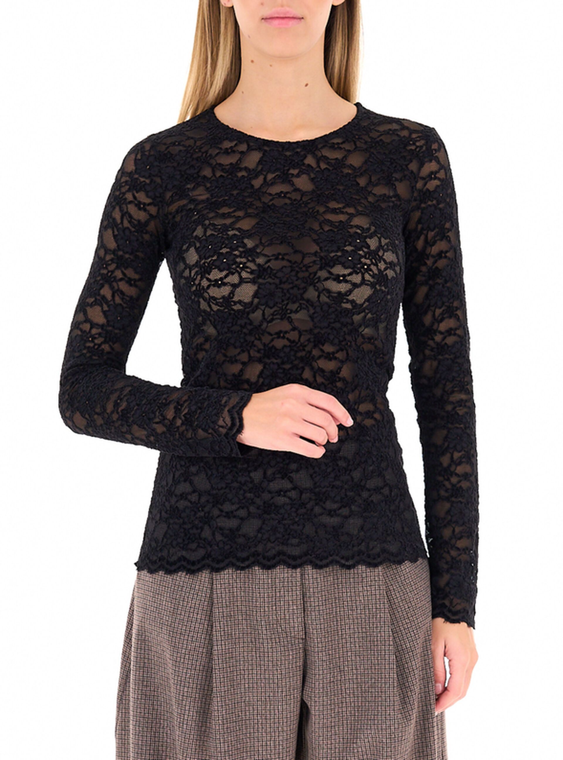 Blusa in pizzo