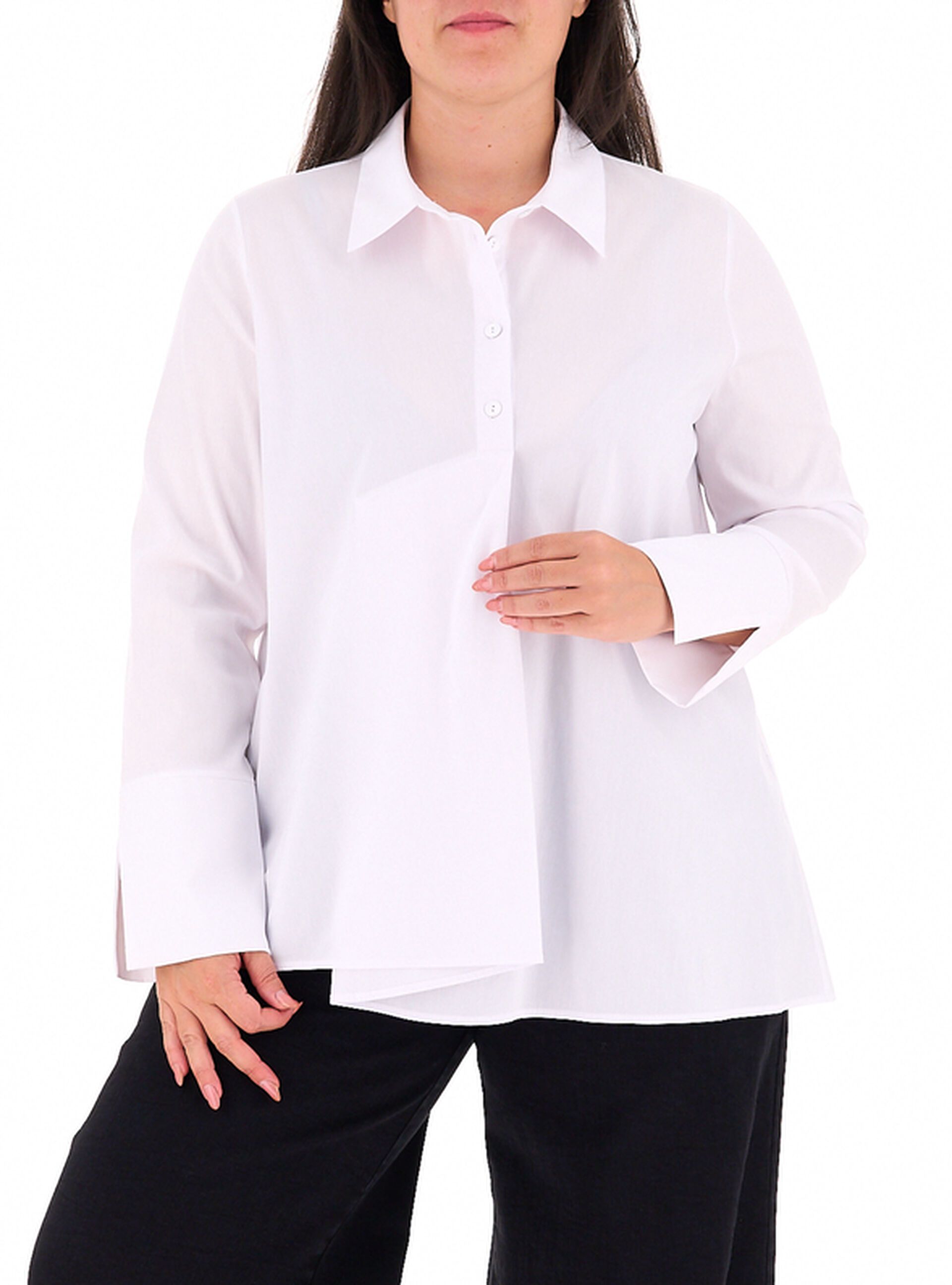 Blusa maniche lunghe