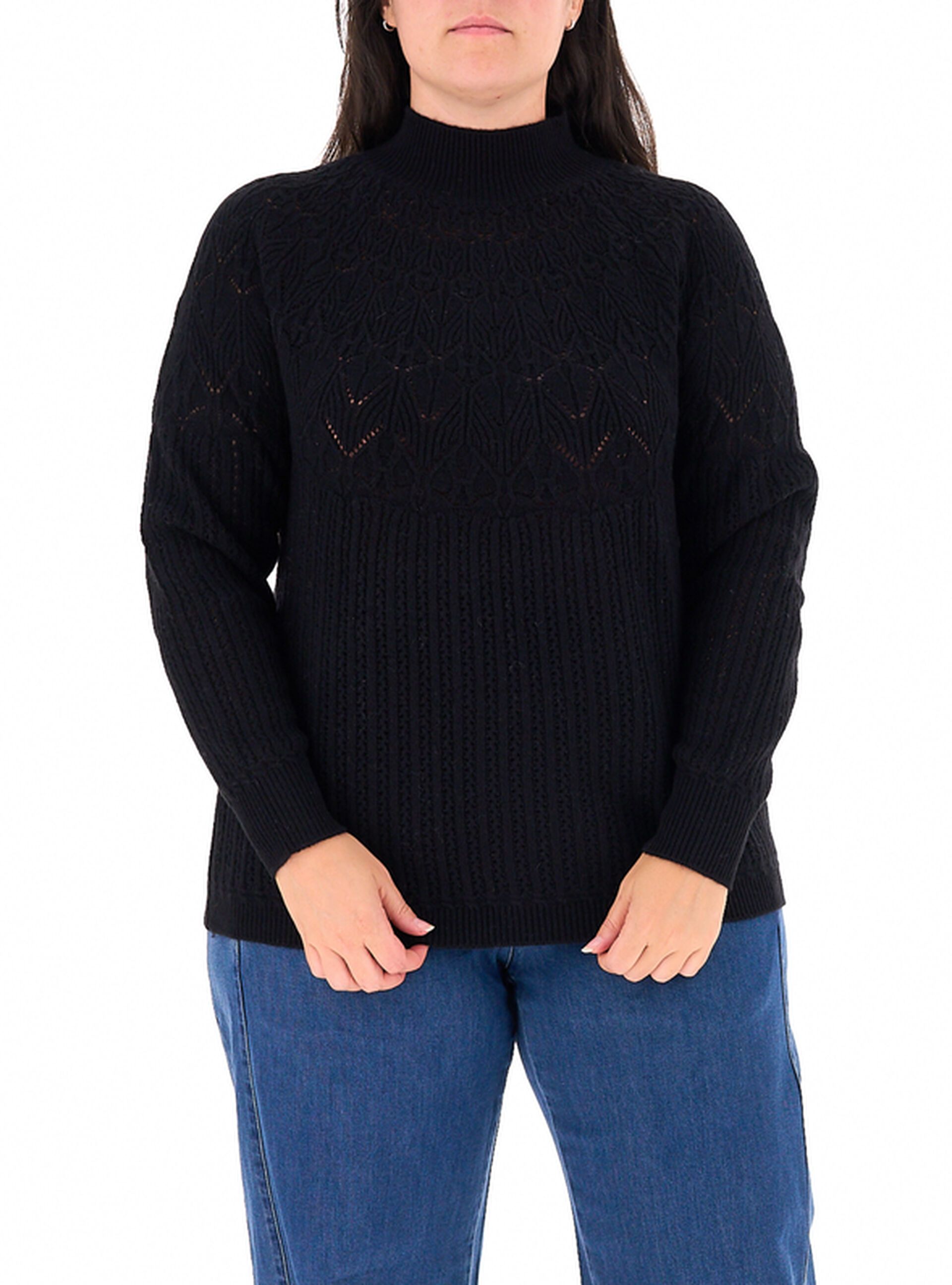 Maglione a trecce