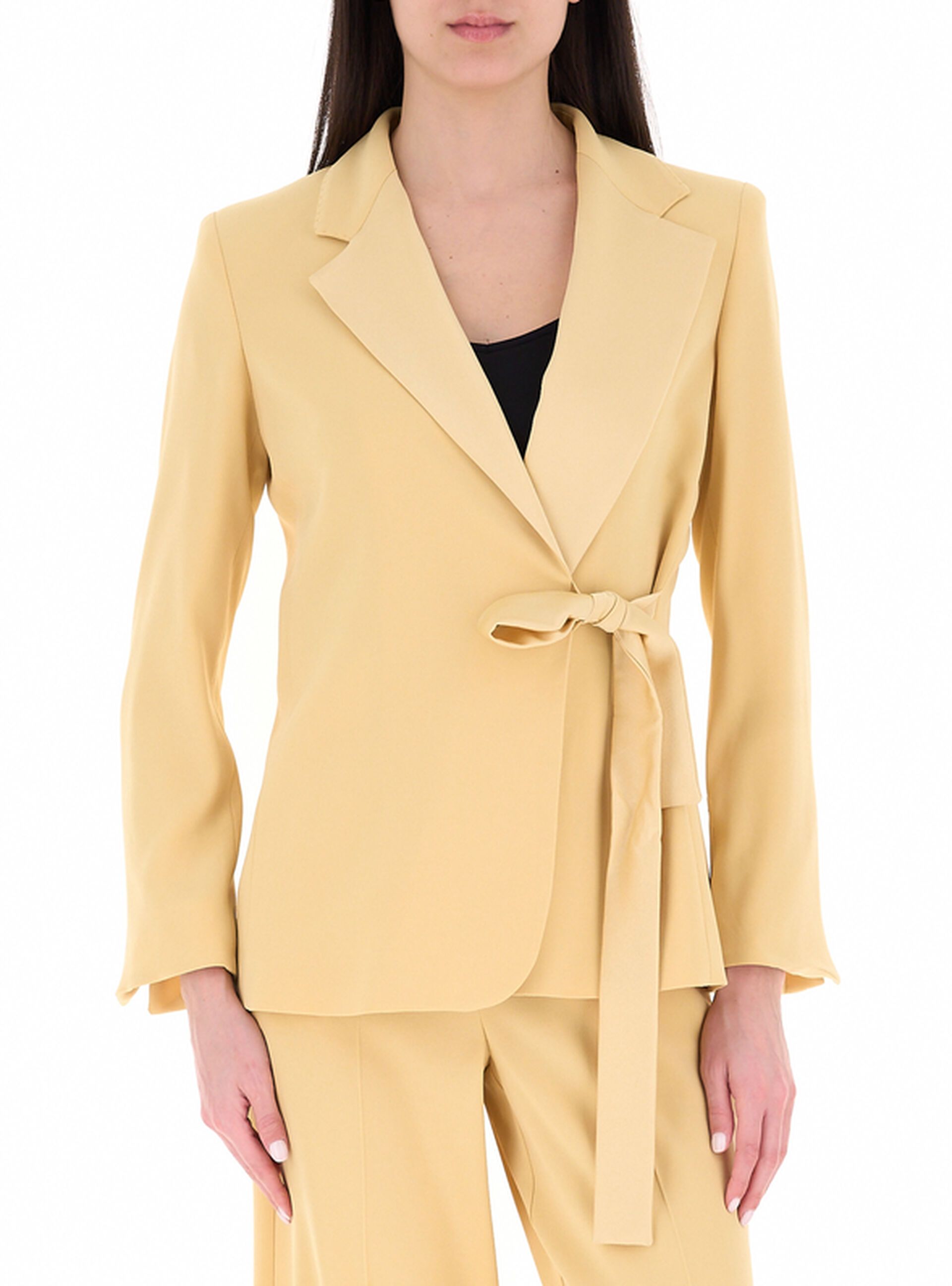 Blazer con fiocco