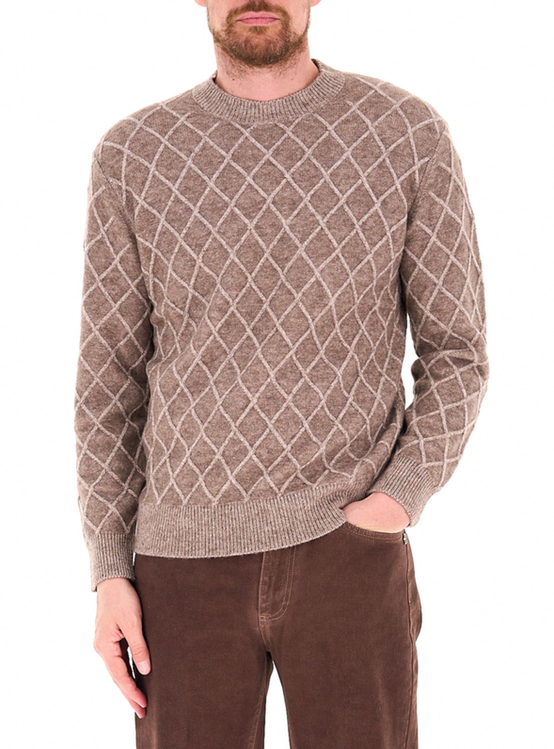 Maglione misto lana