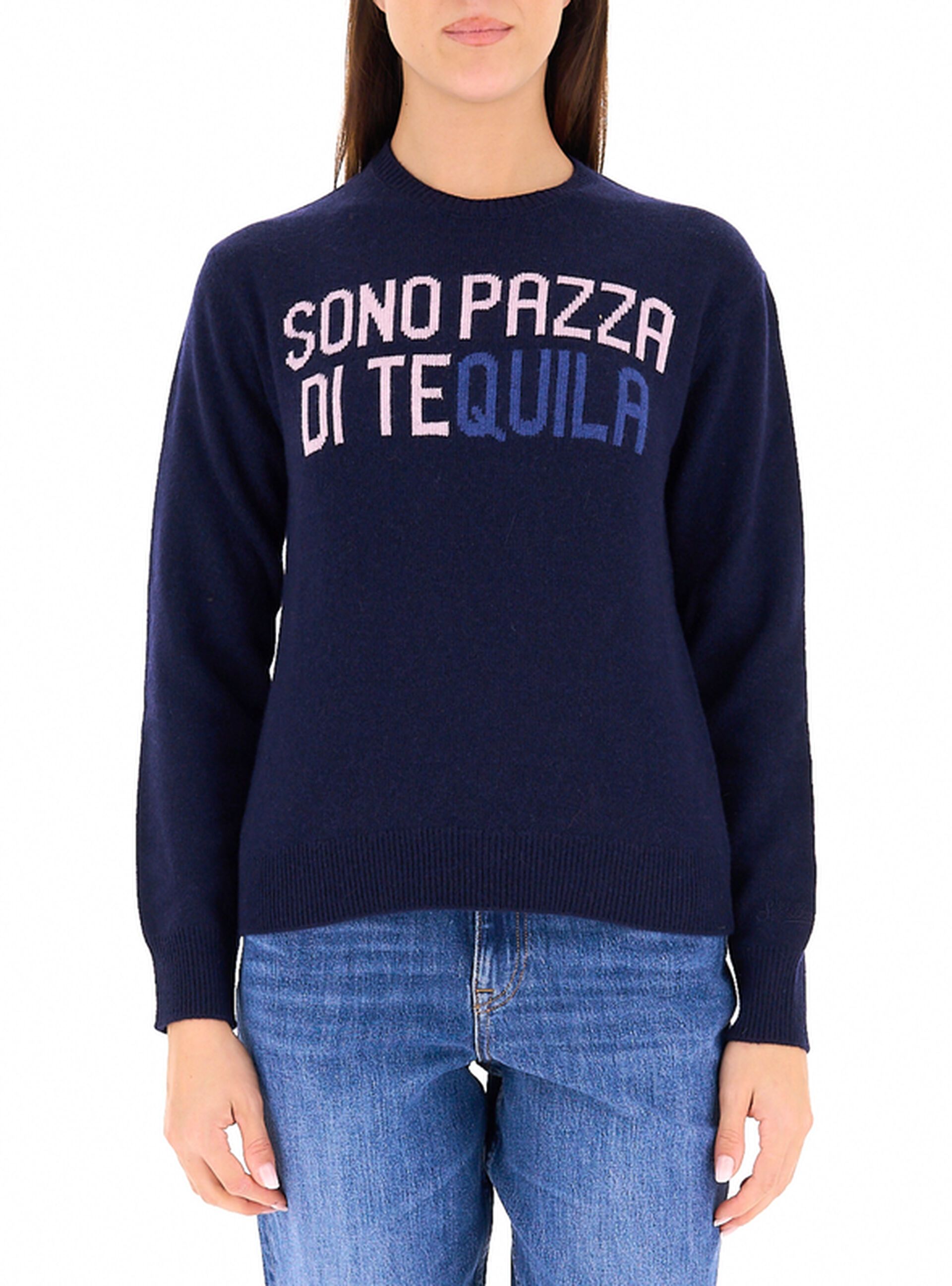 Maglione misto lana