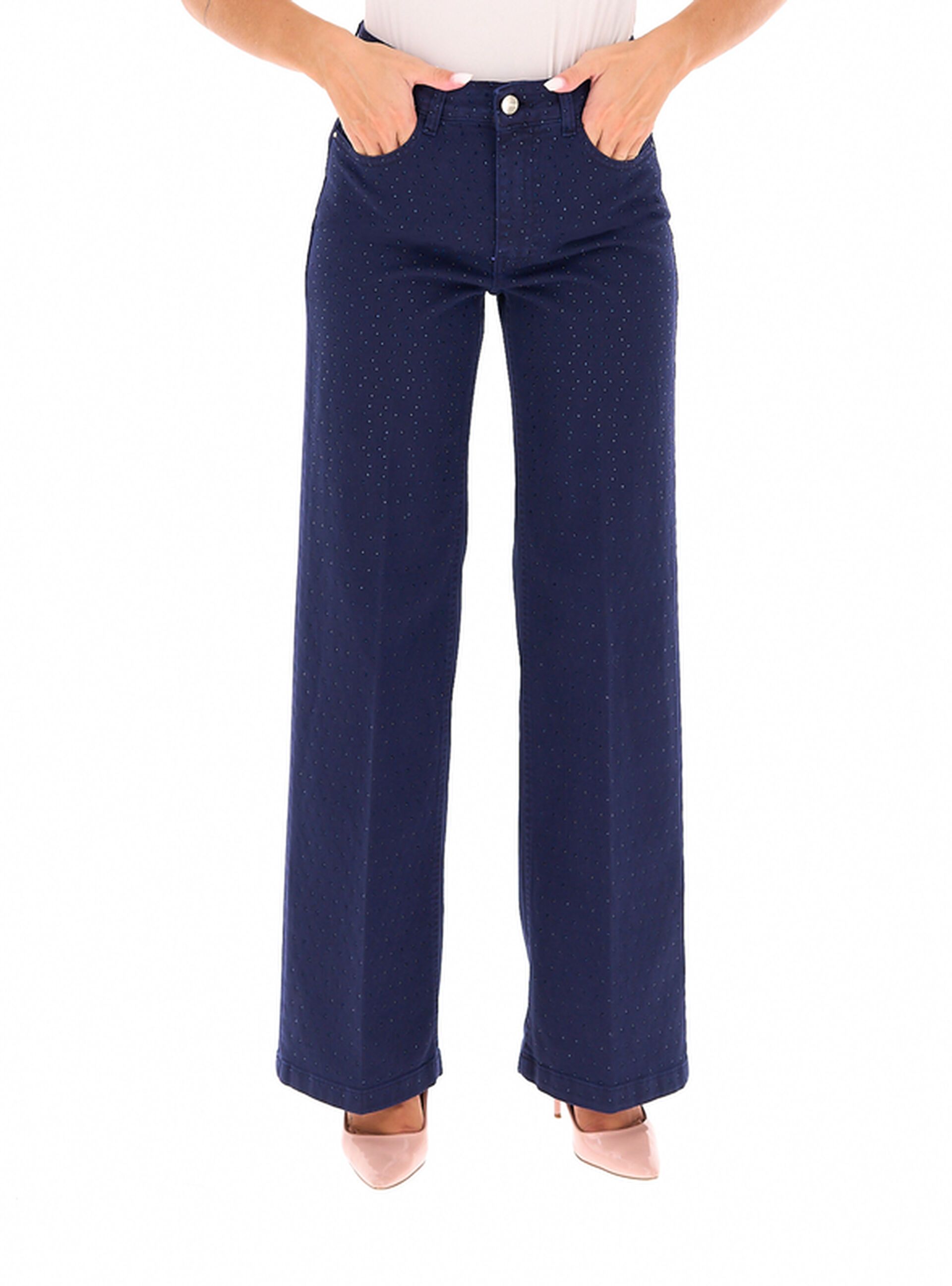Jeans con strass