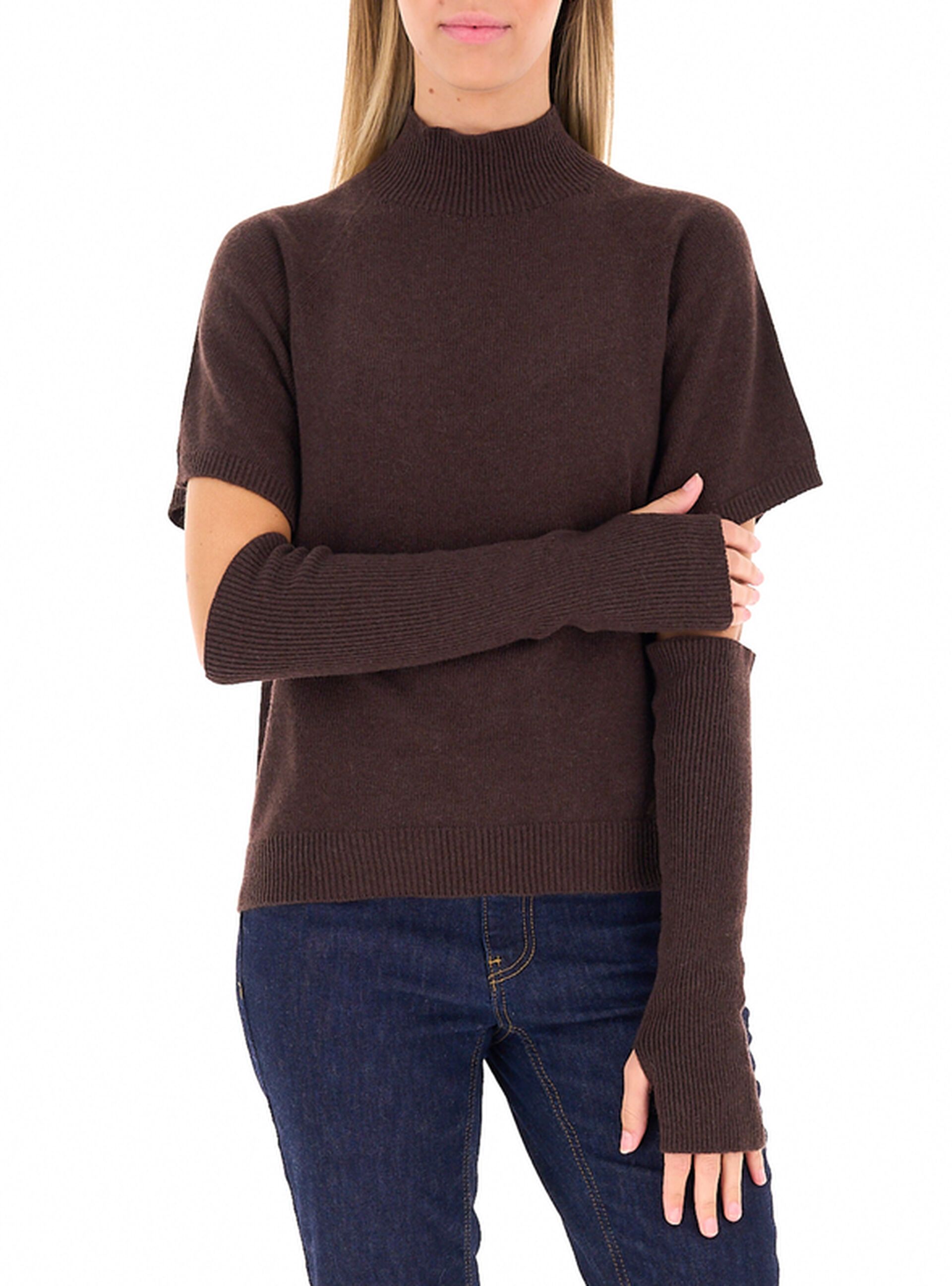 Maglia con manicotti