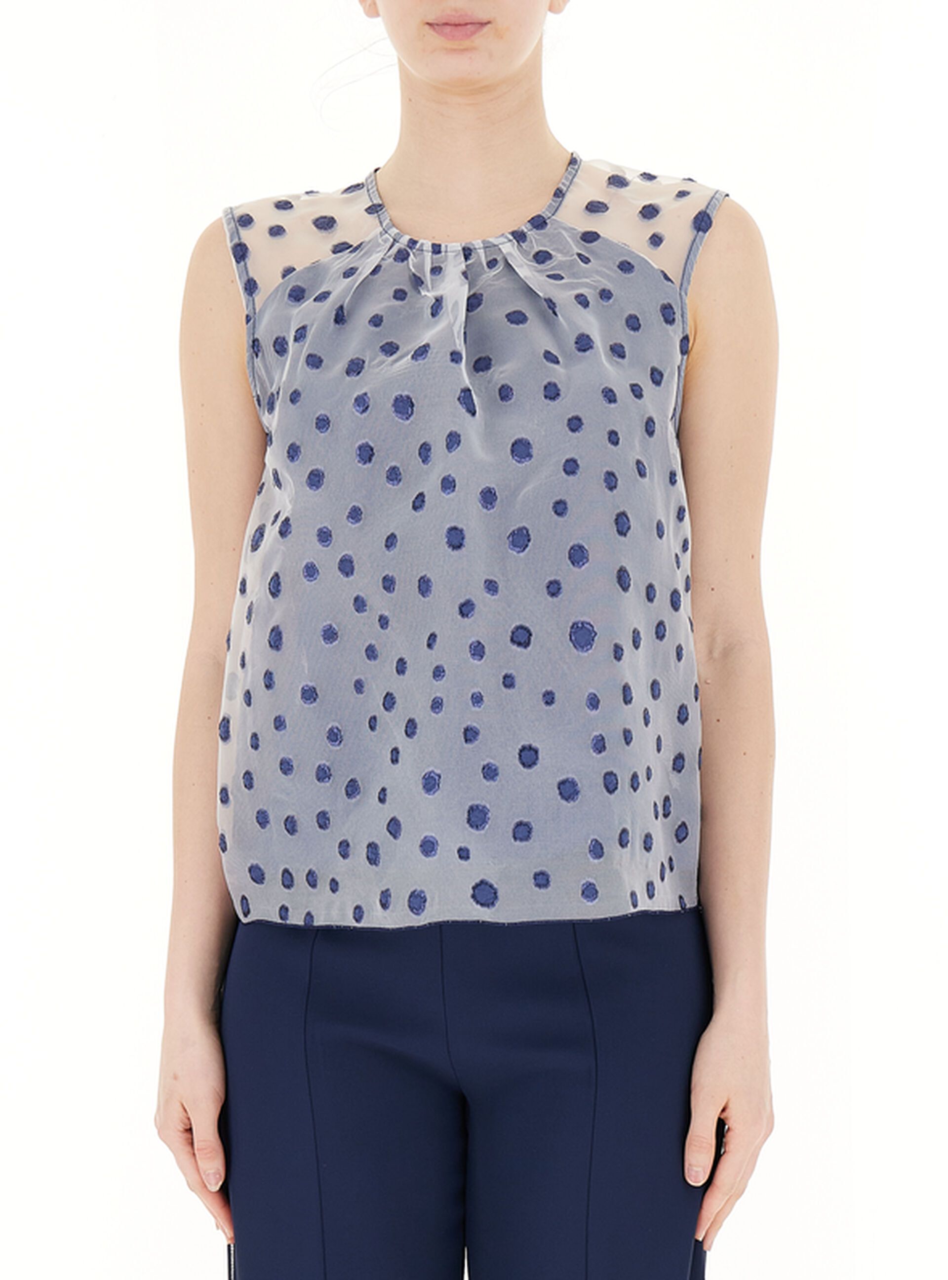 Top in organza
