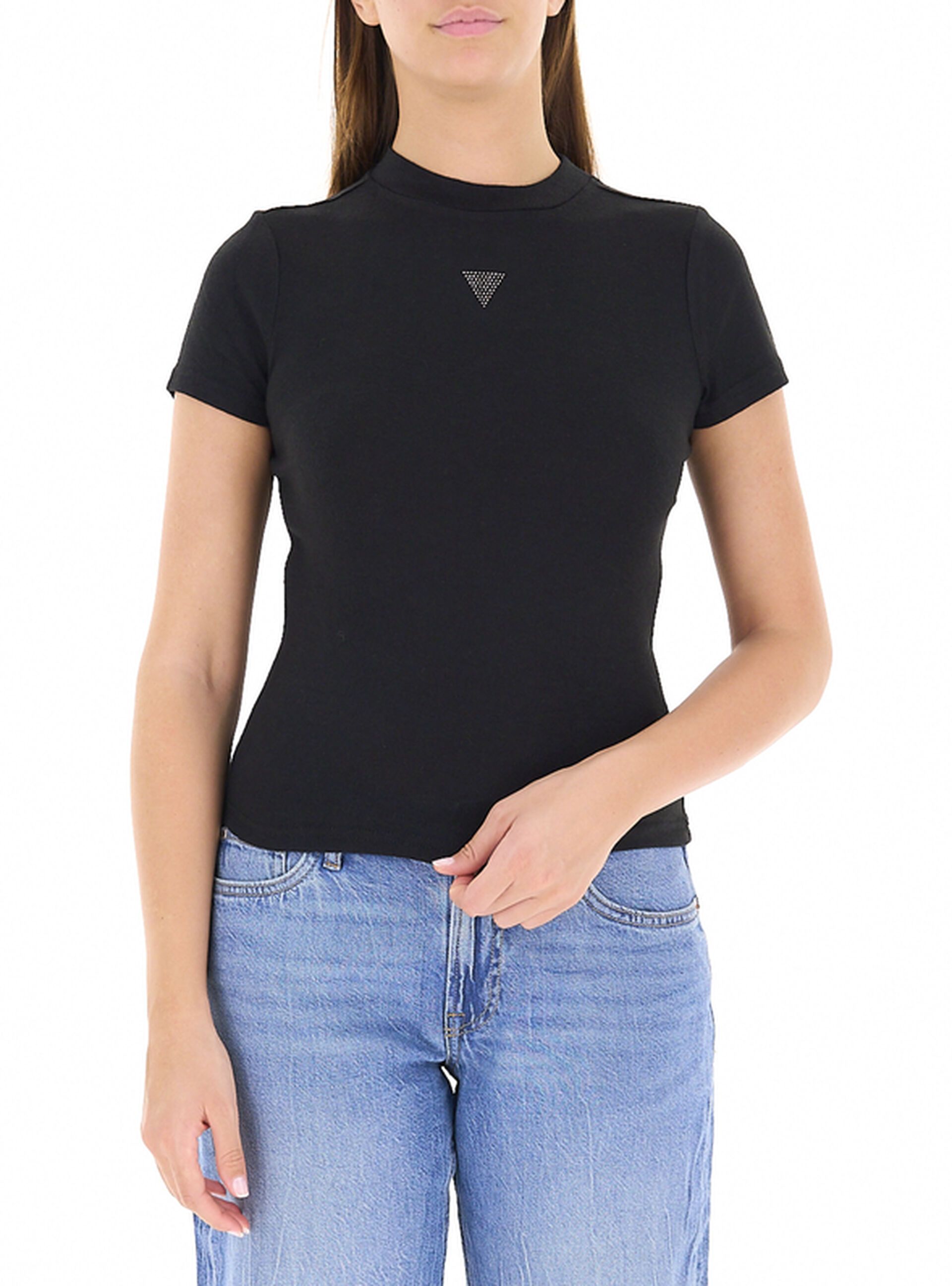T-shirt con strass
