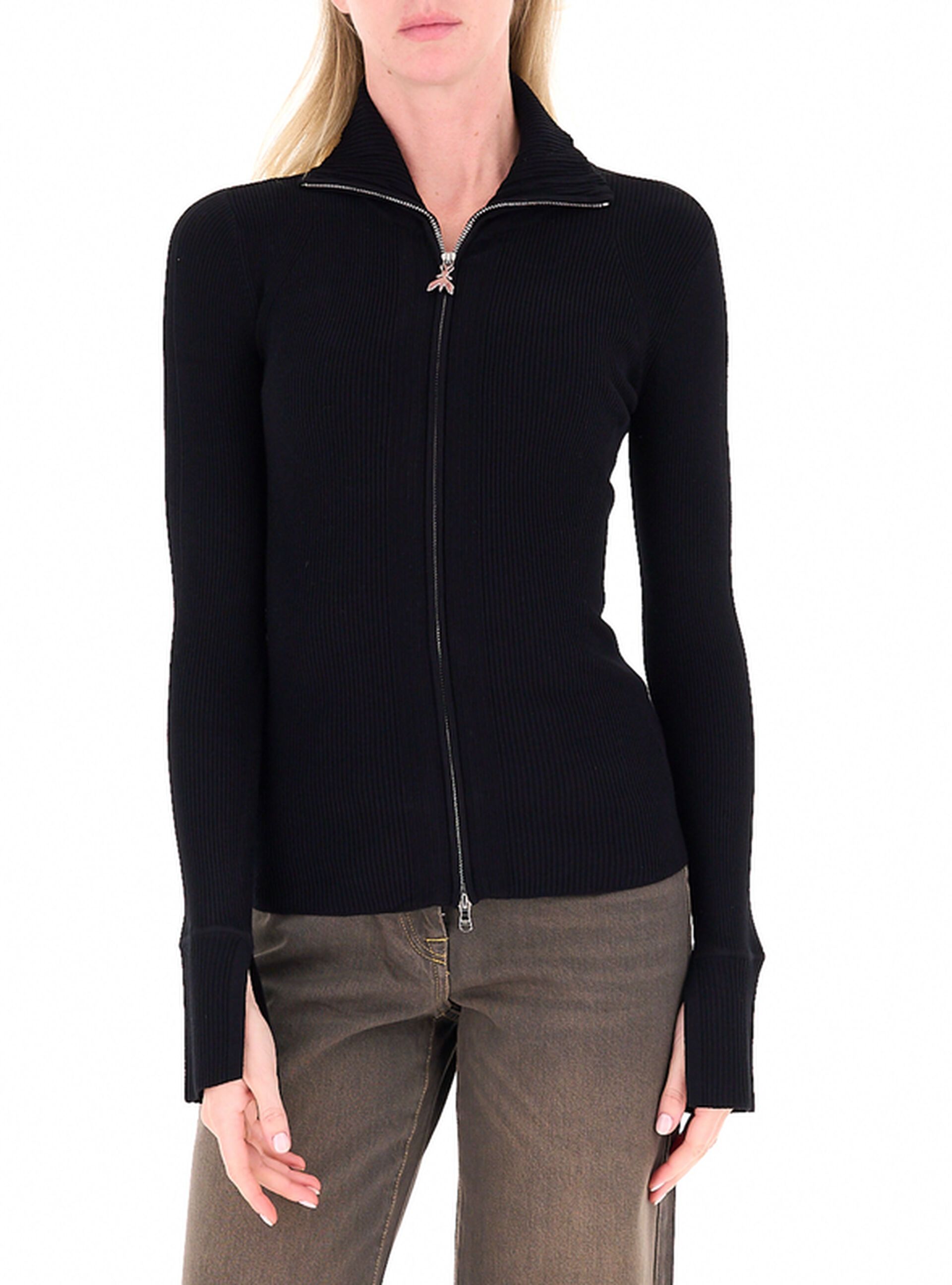 Cardigan con zip