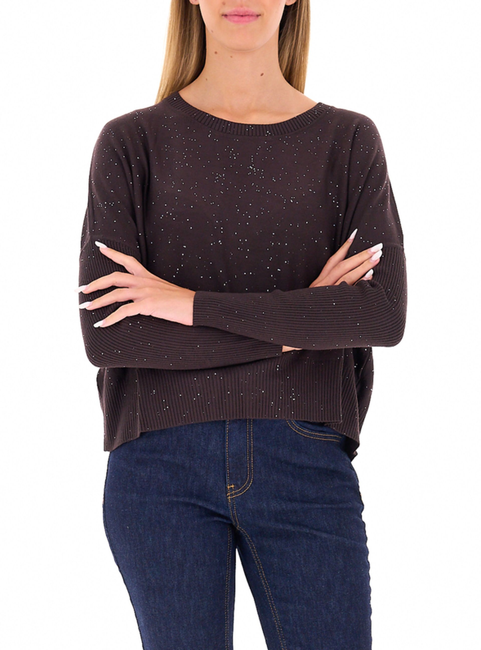 Maglia con paillettes