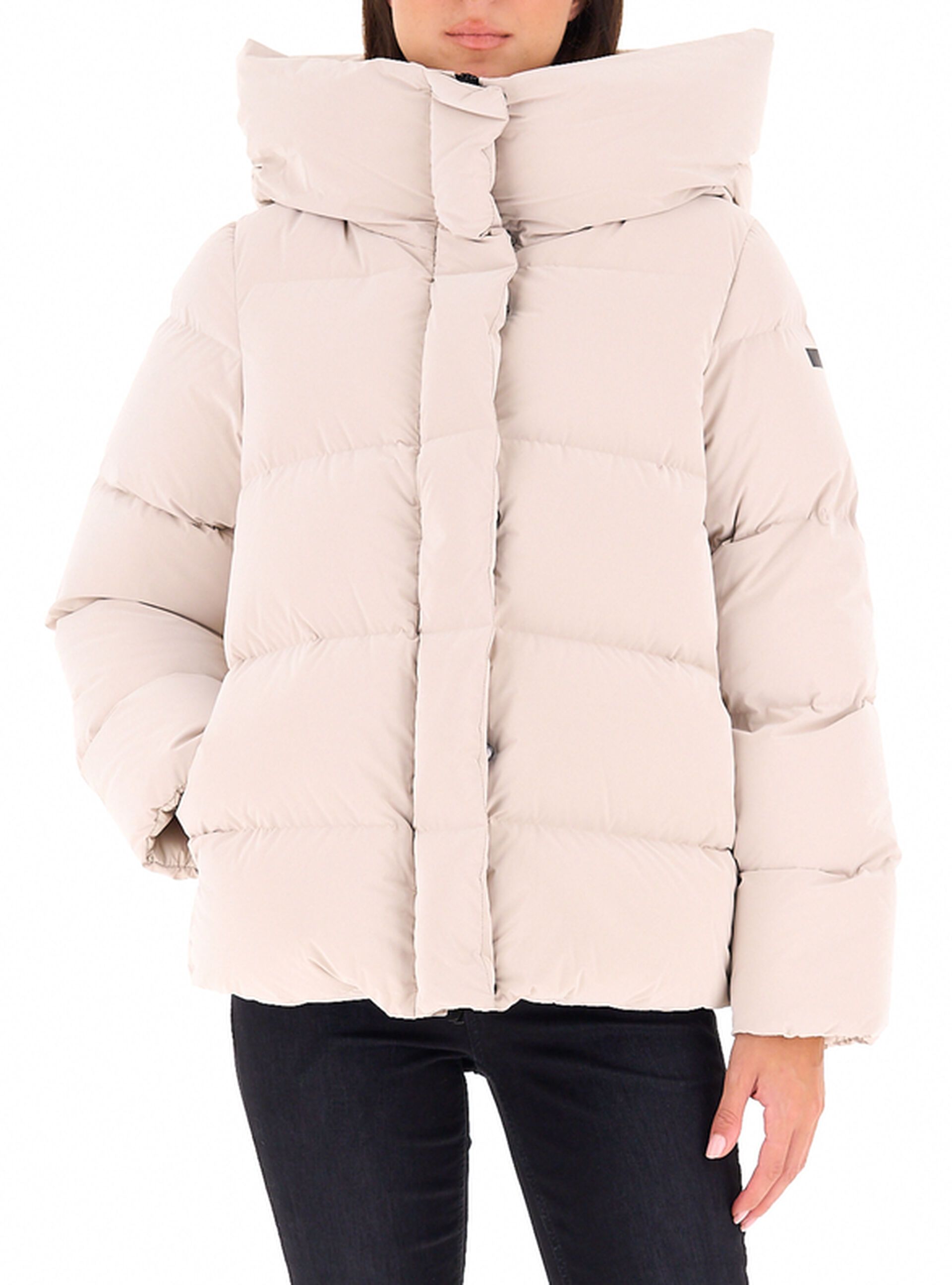 Piumino collo alto
