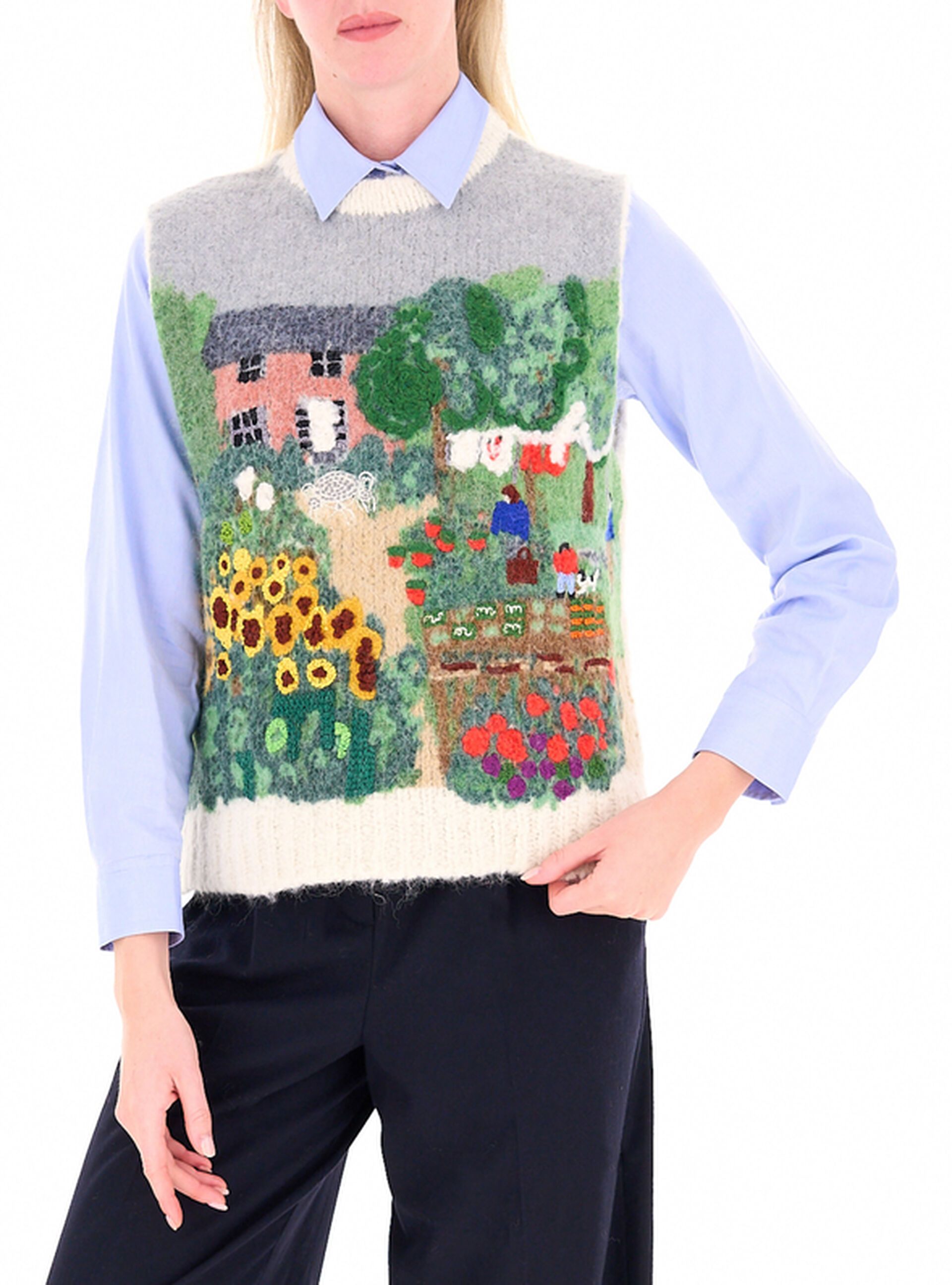 Maglione smanicato