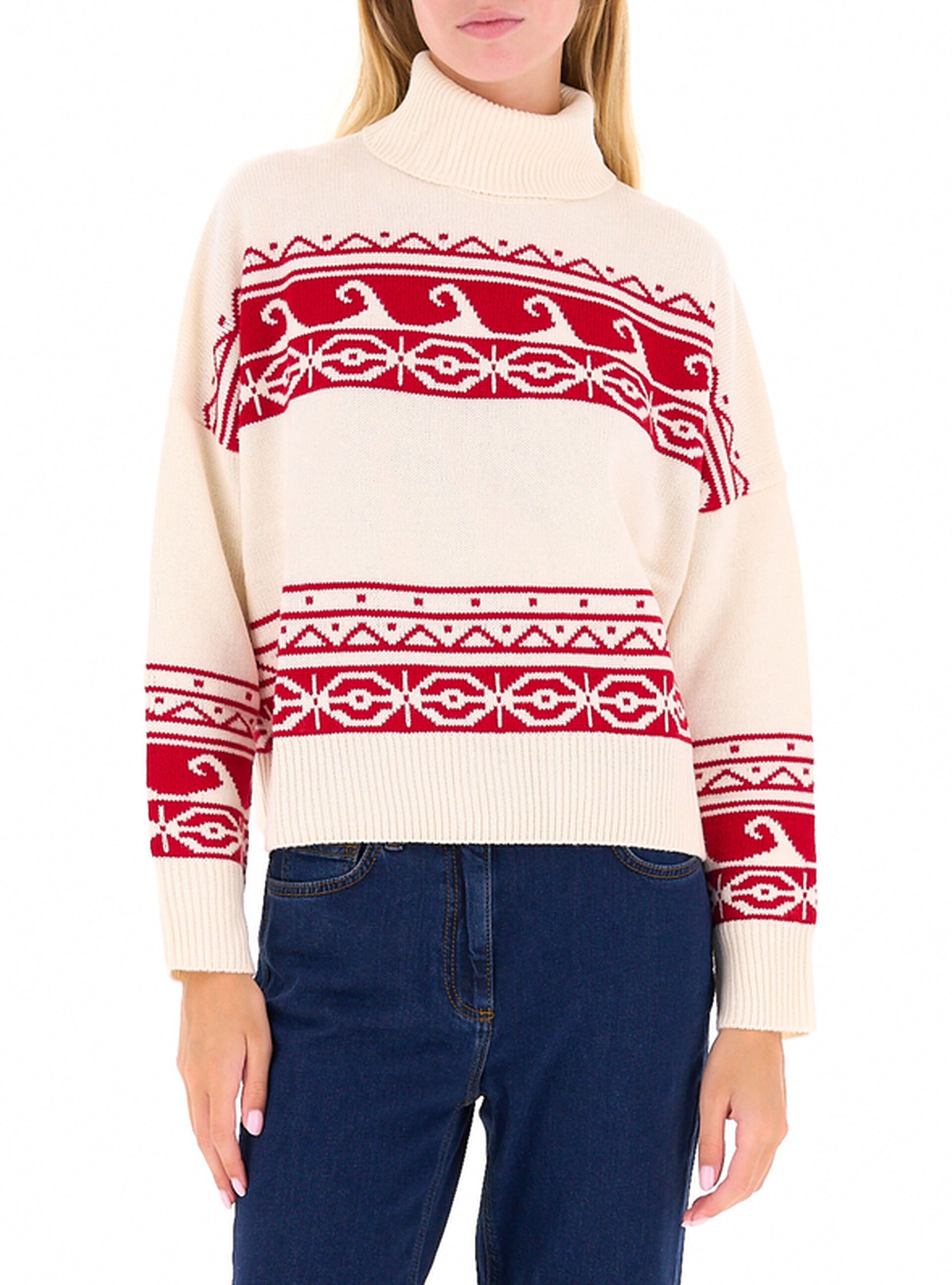 Maglione misto lana