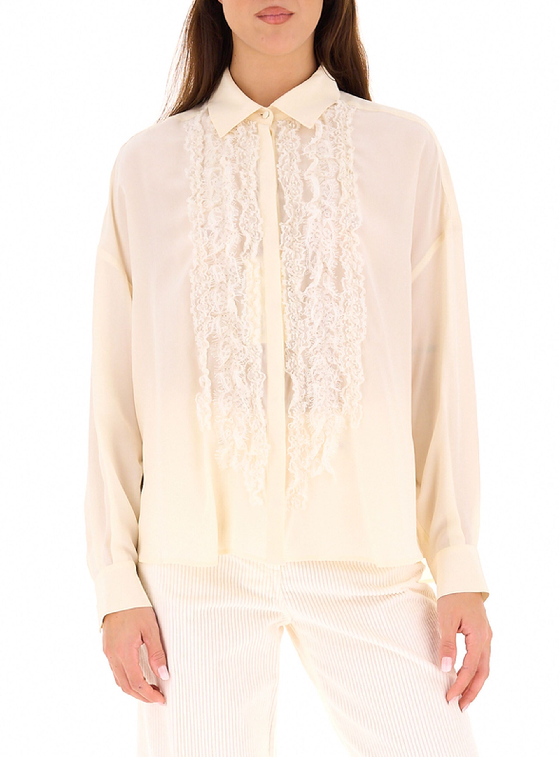 Camicia con pizzo
