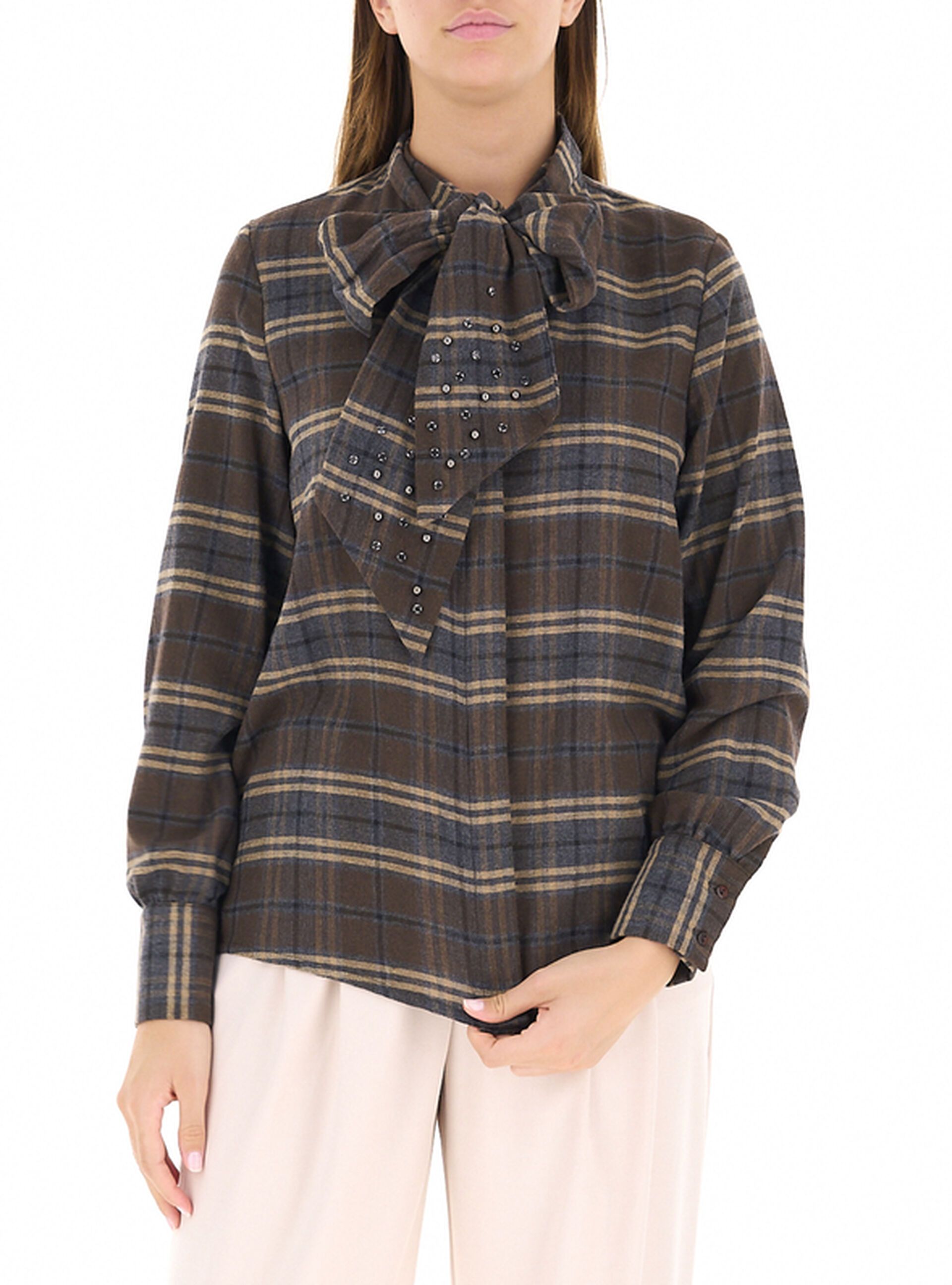 Camicia con fiocco