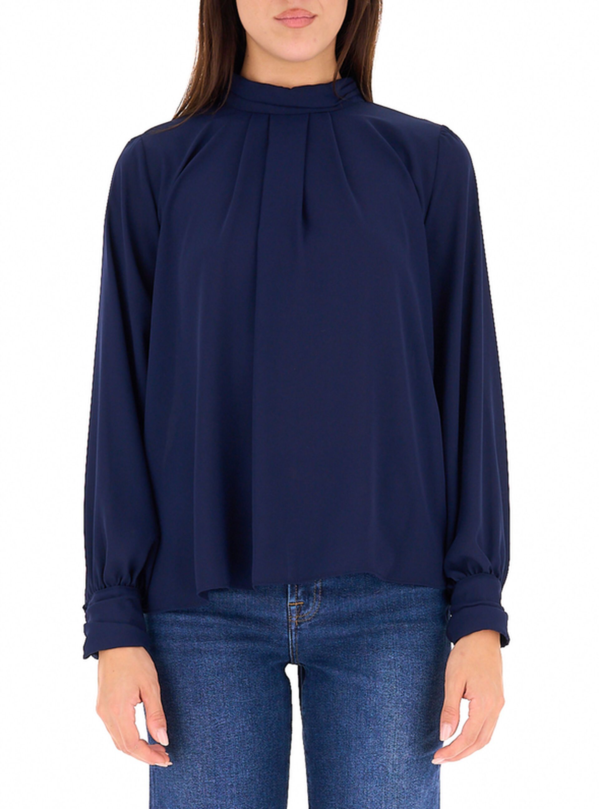 Blusa maniche lunghe