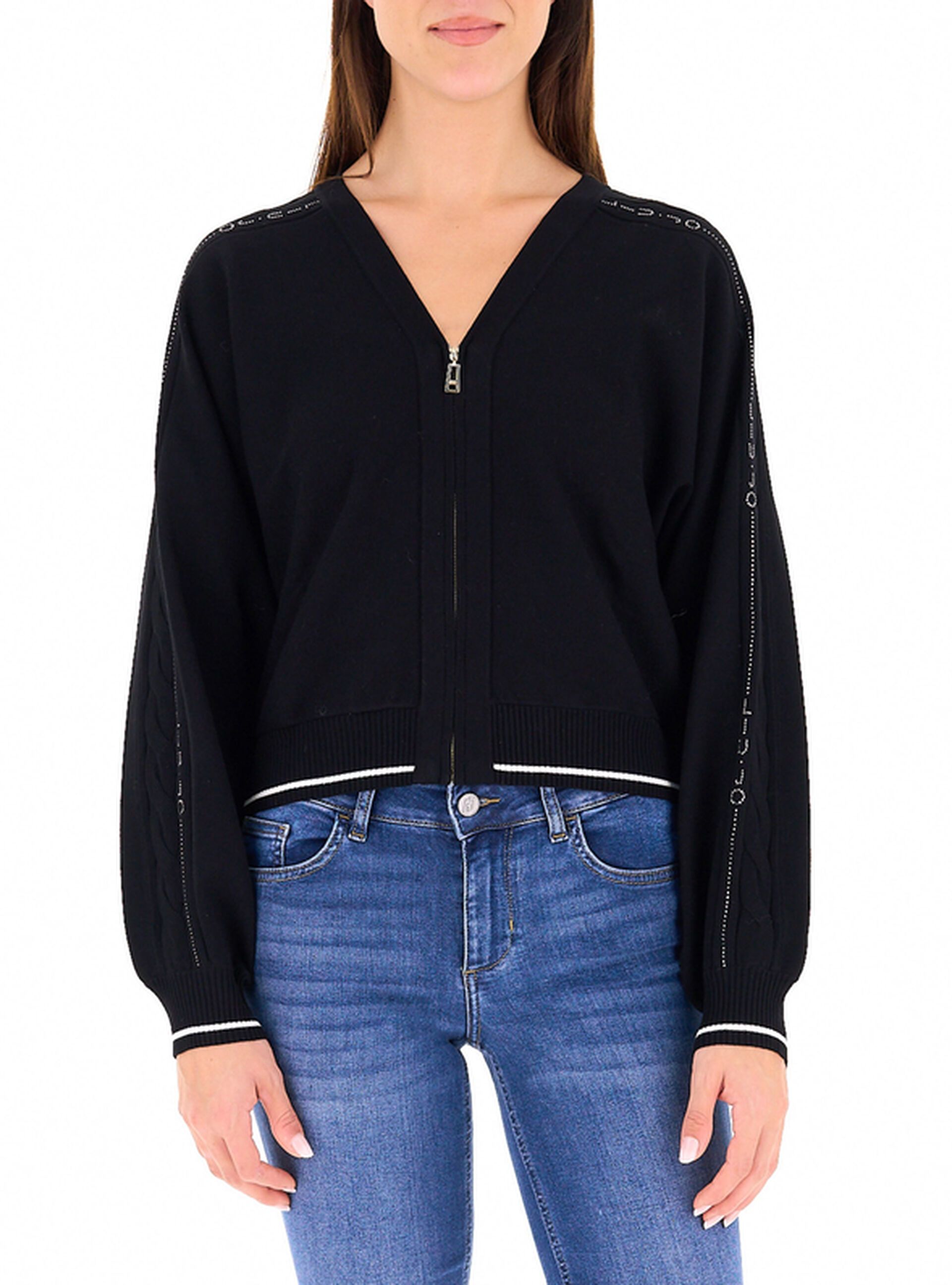 Cardigan misto viscosa